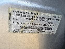View Auto part Engine NISSAN PULSAR 2013