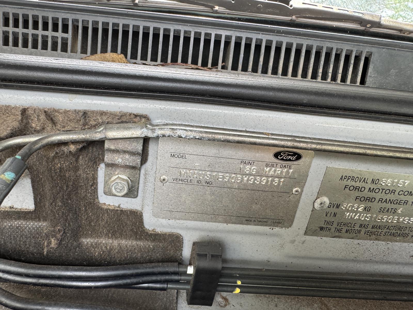 View FORD RANGER 2011 2 Door Utility Breaking