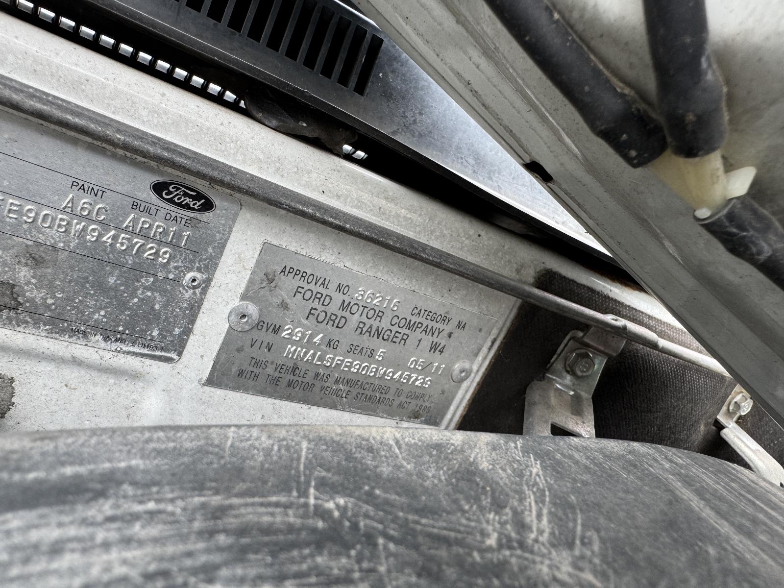 View FORD RANGER 2011 4 Door Utility Breaking