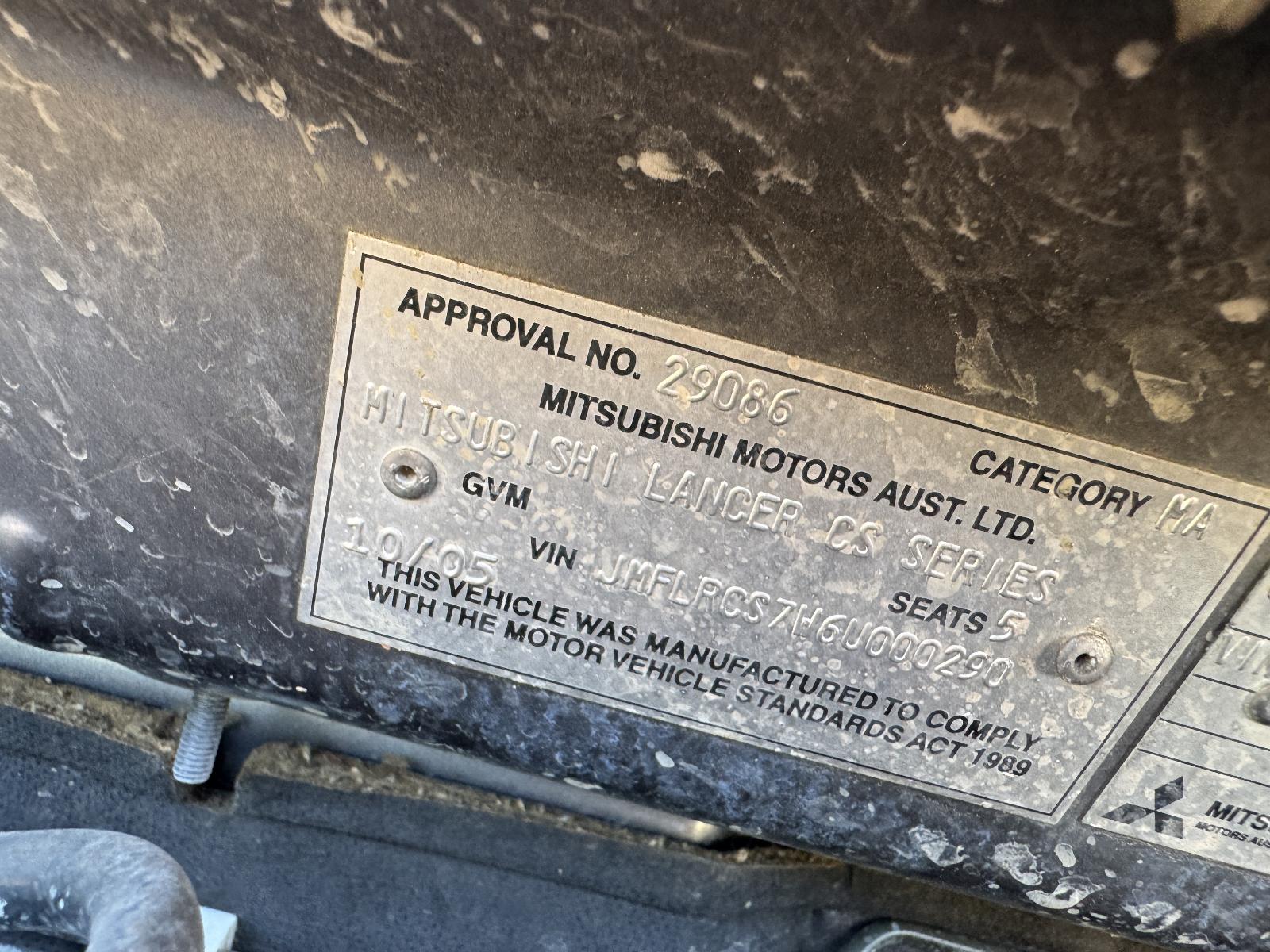 View MITSUBISHI LANCER 2005 5 Door Station Wagon Breaking