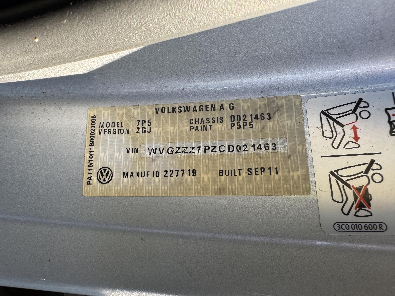 View VOLKSWAGEN TOUAREG 2011 5 Door Station Wagon Breaking