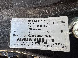 View HOLDEN CRUZE 2010 4 Door Sedan Breaking