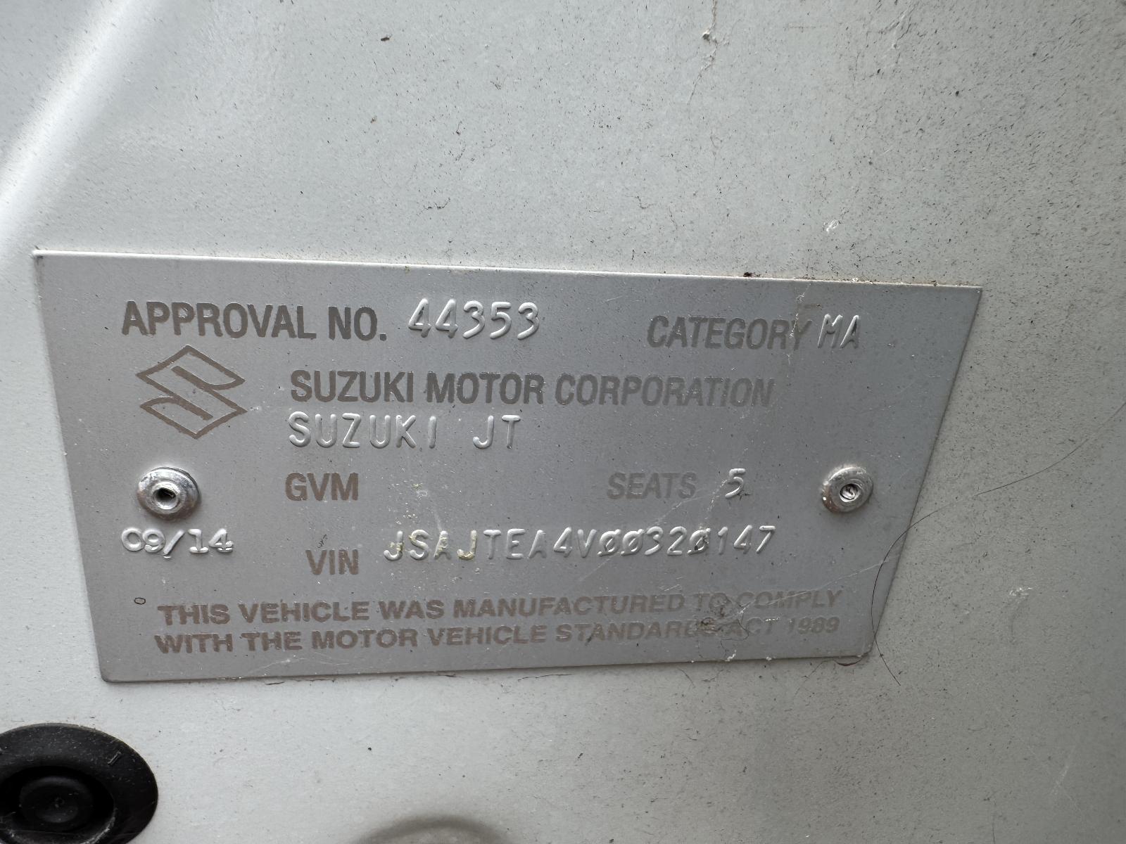 View SUZUKI VITARA 2014 4 Door Station Wagon Breaking
