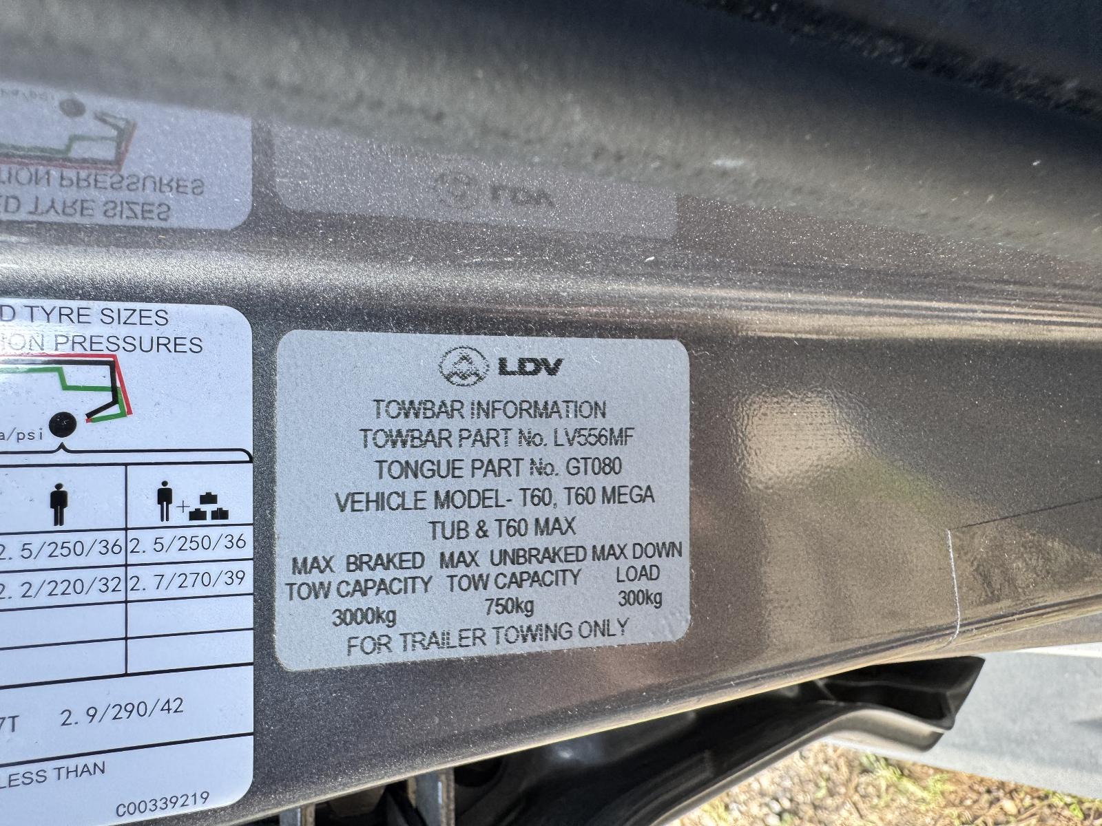 View LDV T60 2022 4 Door Utility Breaking