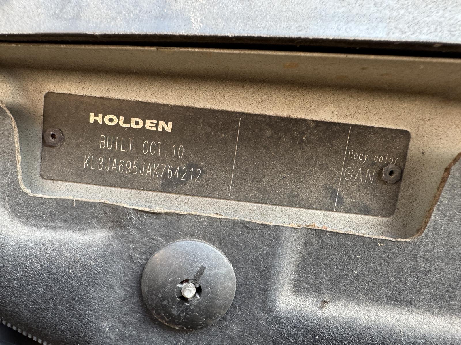 View HOLDEN CRUZE 2010 4 Door Sedan Breaking