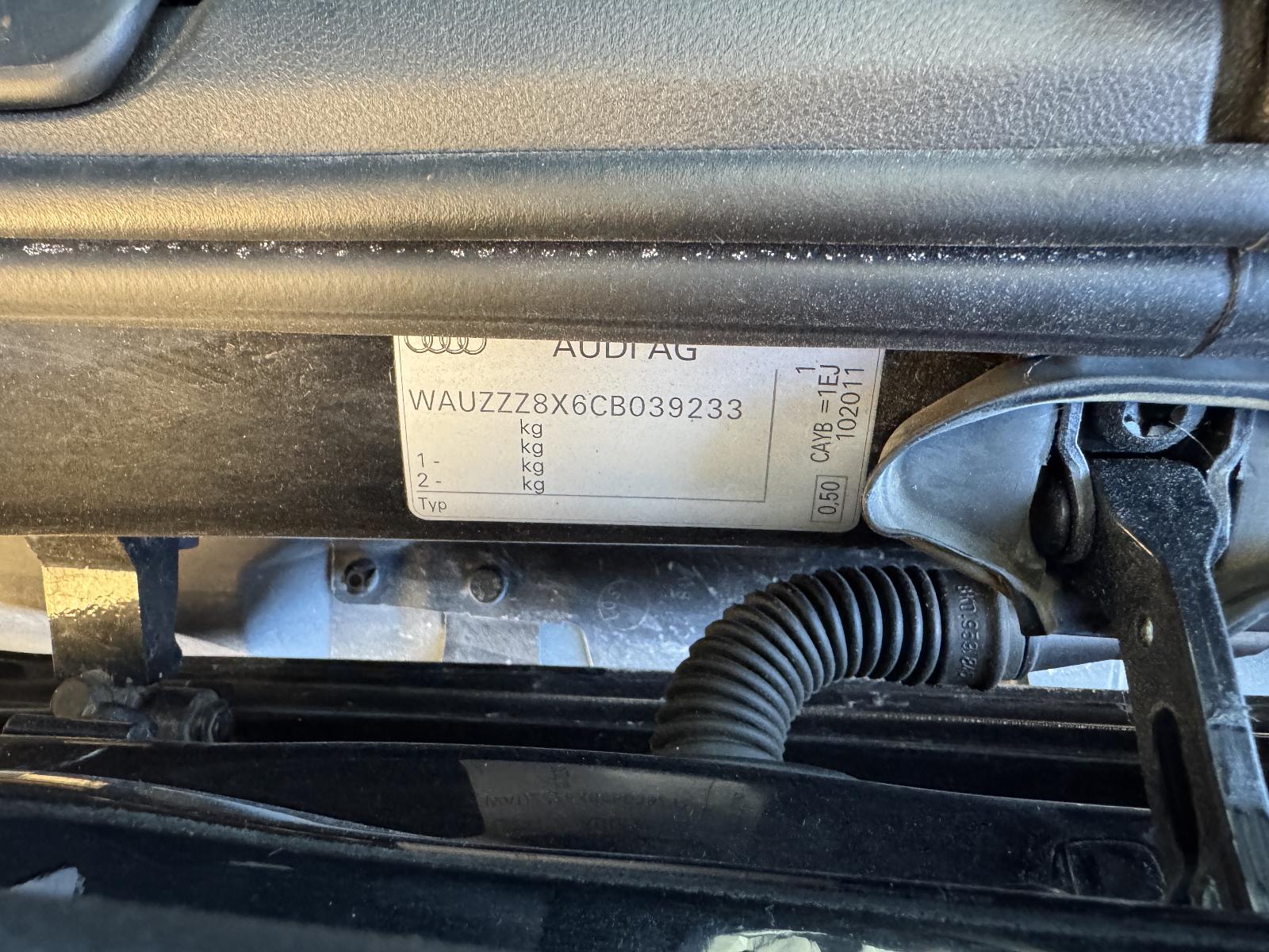 View AUDI A1 2011 2 Door Hatchback Breaking