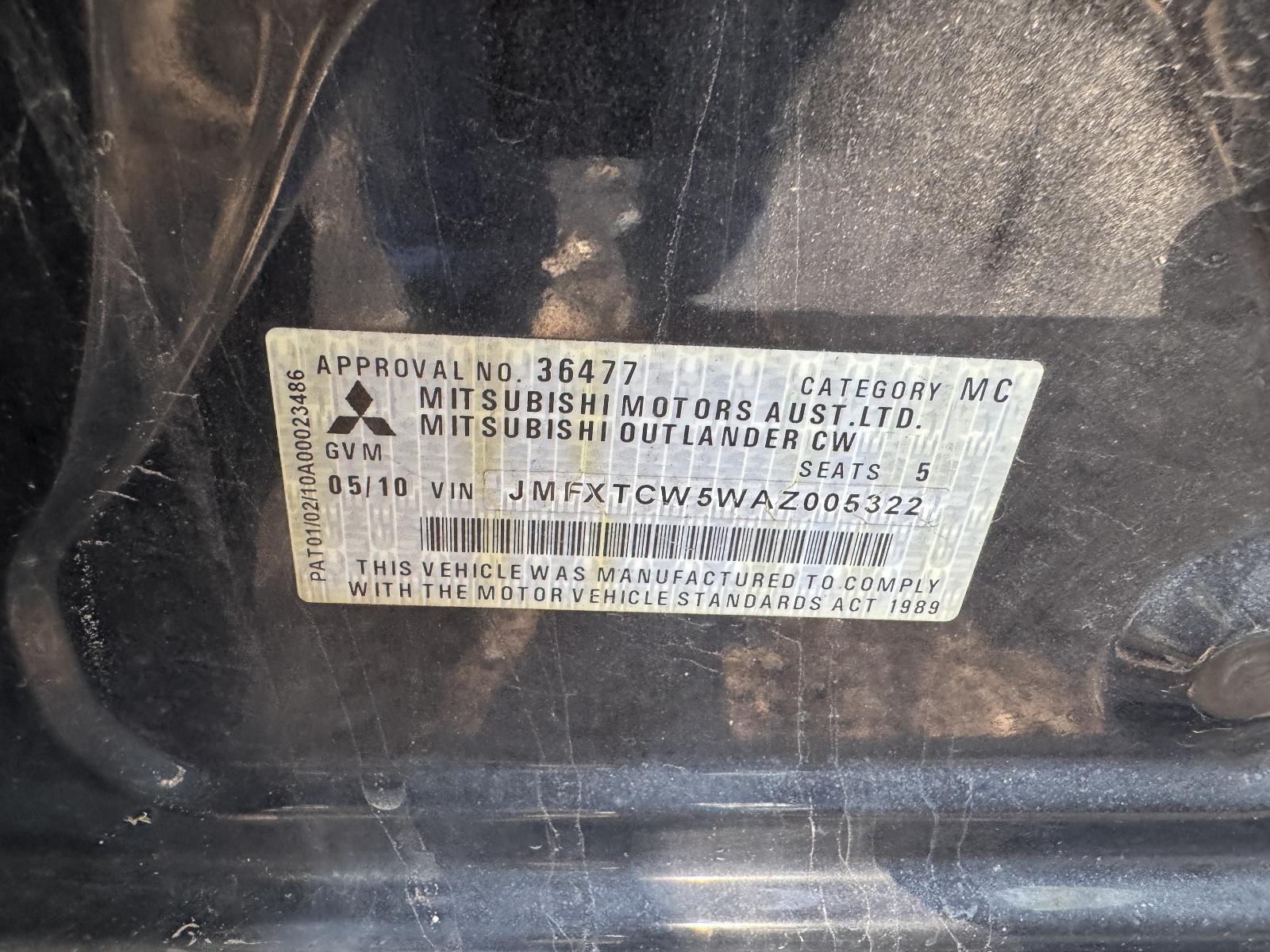 View Auto part Engine MITSUBISHI OUTLANDER 2010