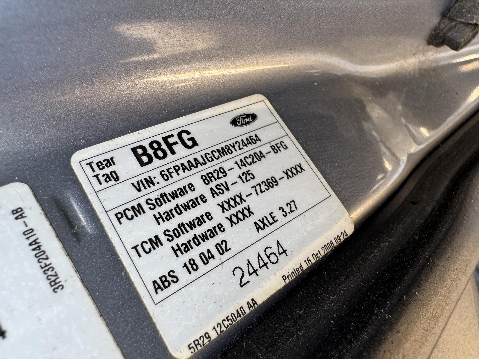 View Auto part Engine FORD FALCON 2008