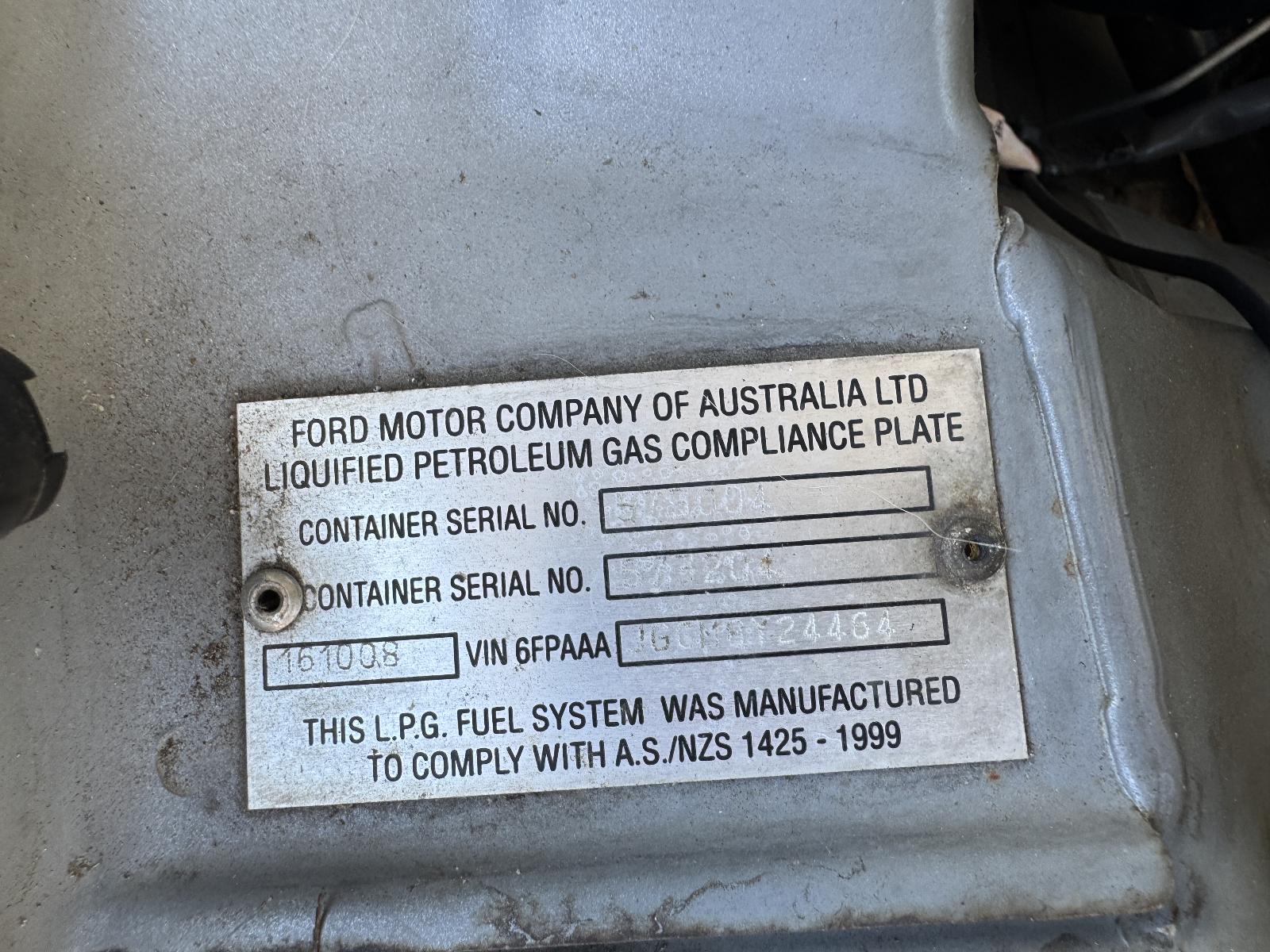 View Auto part Engine FORD FALCON 2008