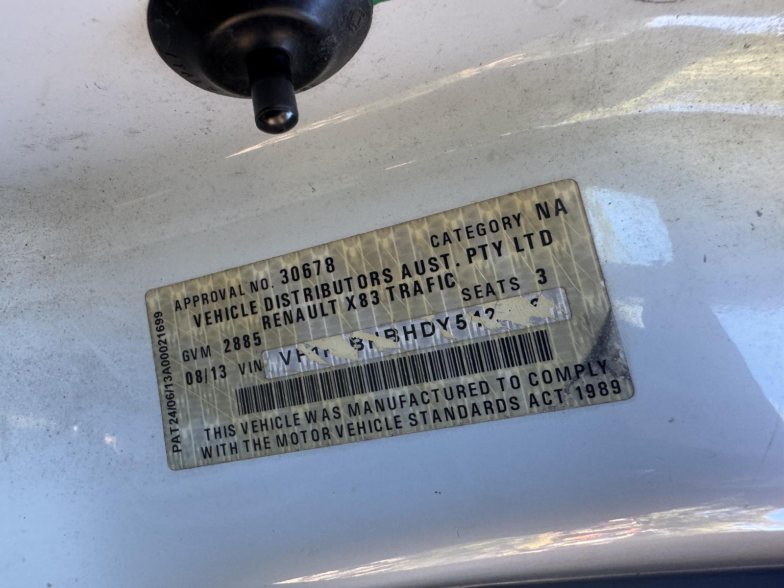 View Auto part Engine RENAULT TRAFIC 2013