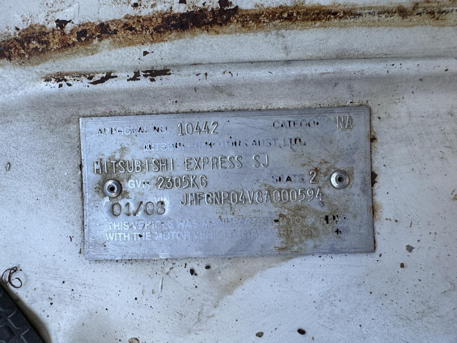 View MITSUBISHI L300 2007 2 Door Van Breaking