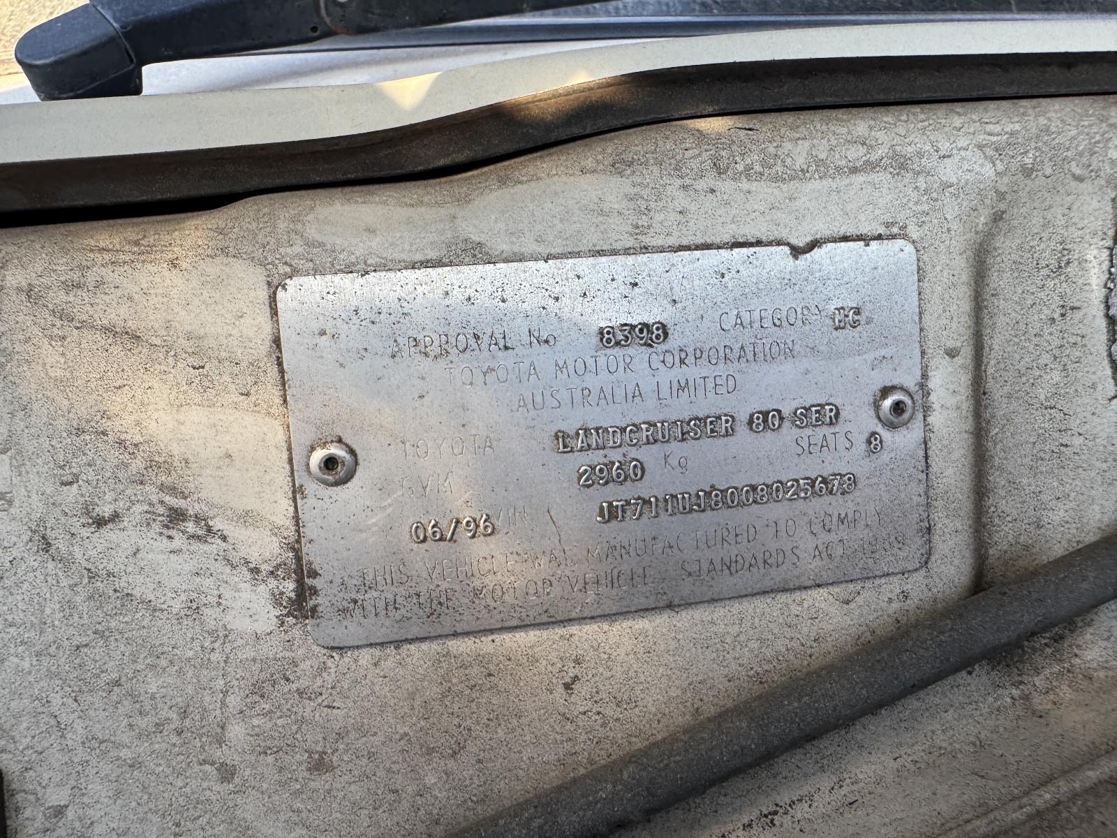 View Auto part Engine TOYOTA LANDCRUISER 1996