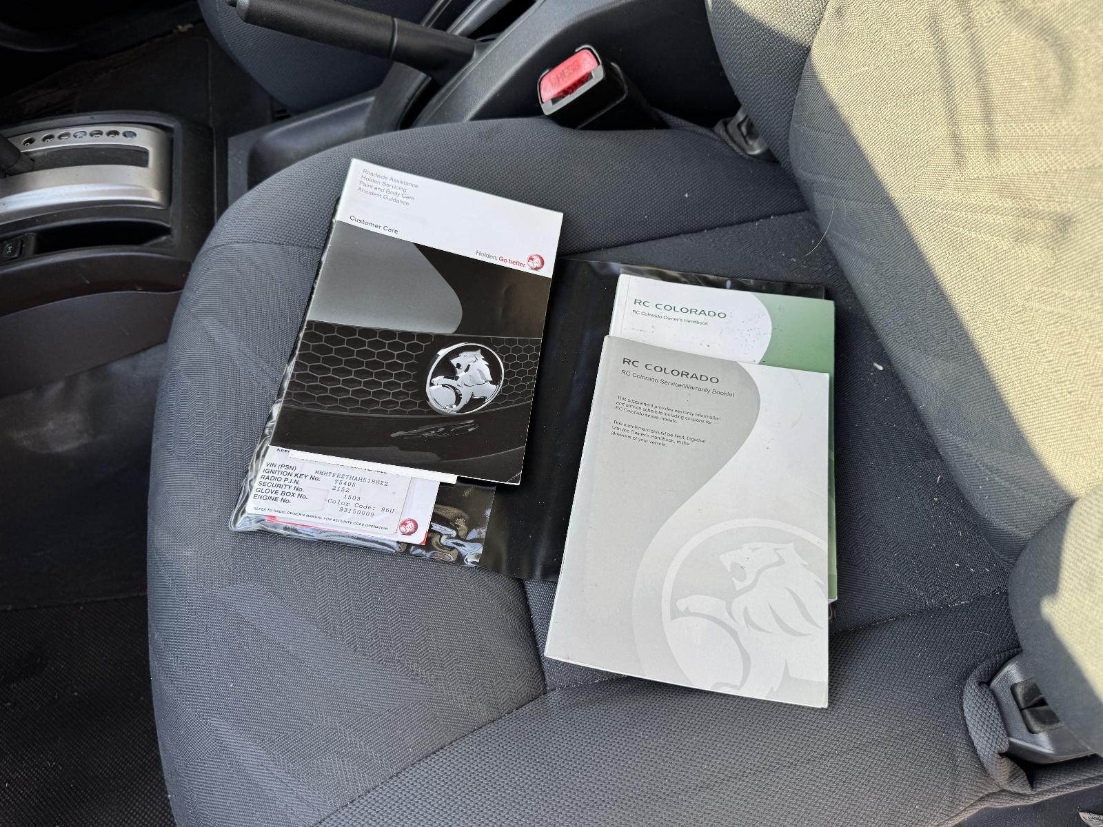 View HOLDEN COLORADO 2010 2 Door Utility Breaking