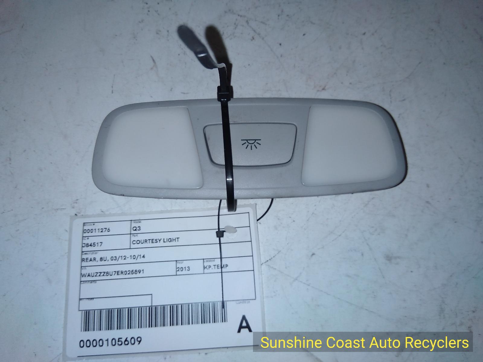 View Auto part Courtesy Light AUDI Q3 2013
