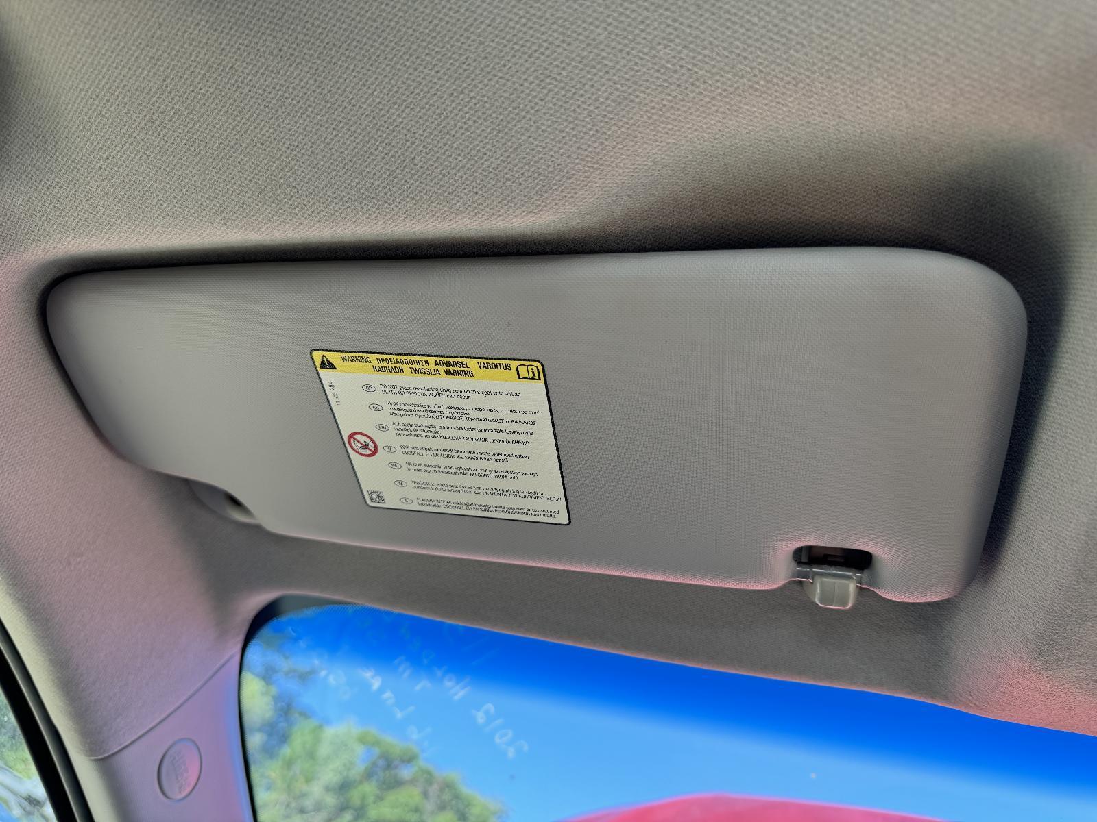 View Auto part Sunvisor HOLDEN BARINA 2012