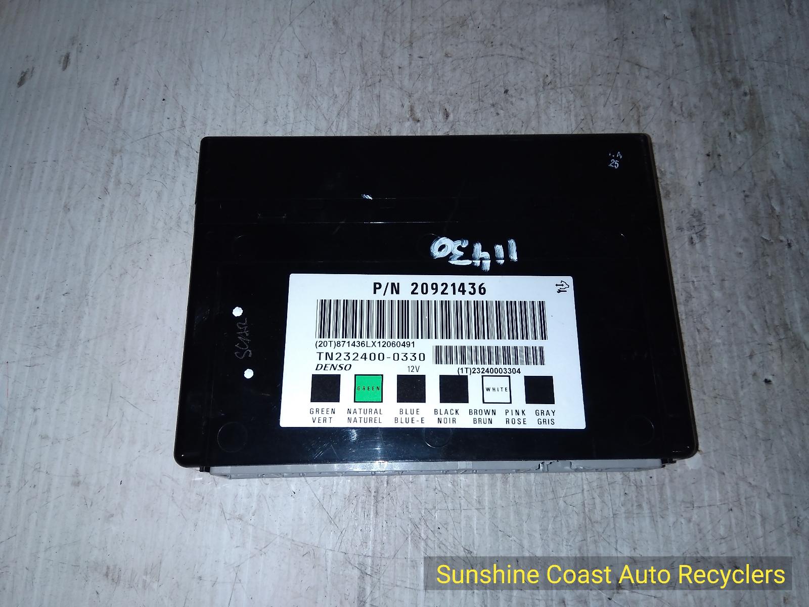 View Auto part Ecu HOLDEN COMMODORE 2012