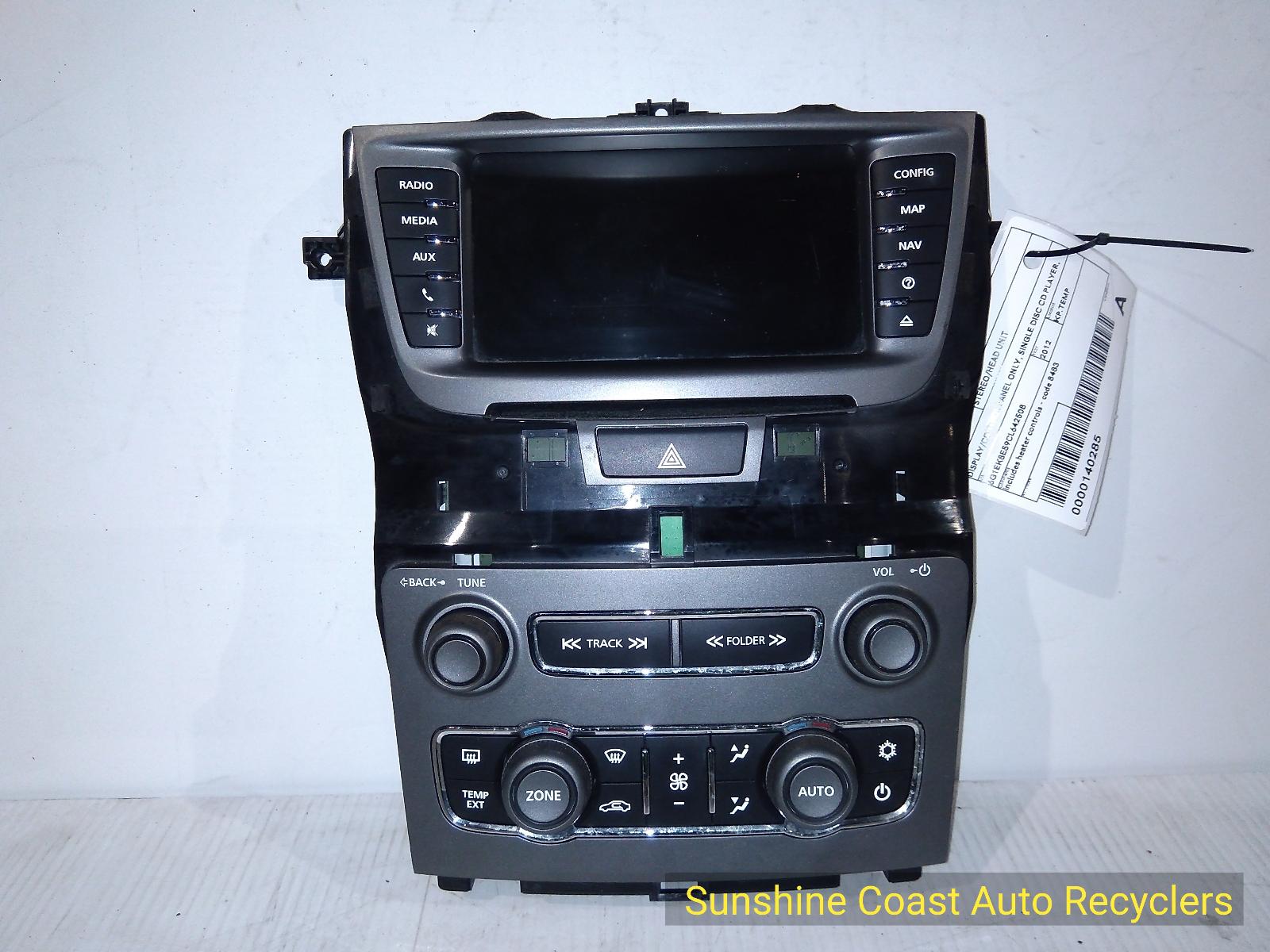 View Auto part Radio/Cd/Dvd/Sat/Tv HOLDEN COMMODORE 2012