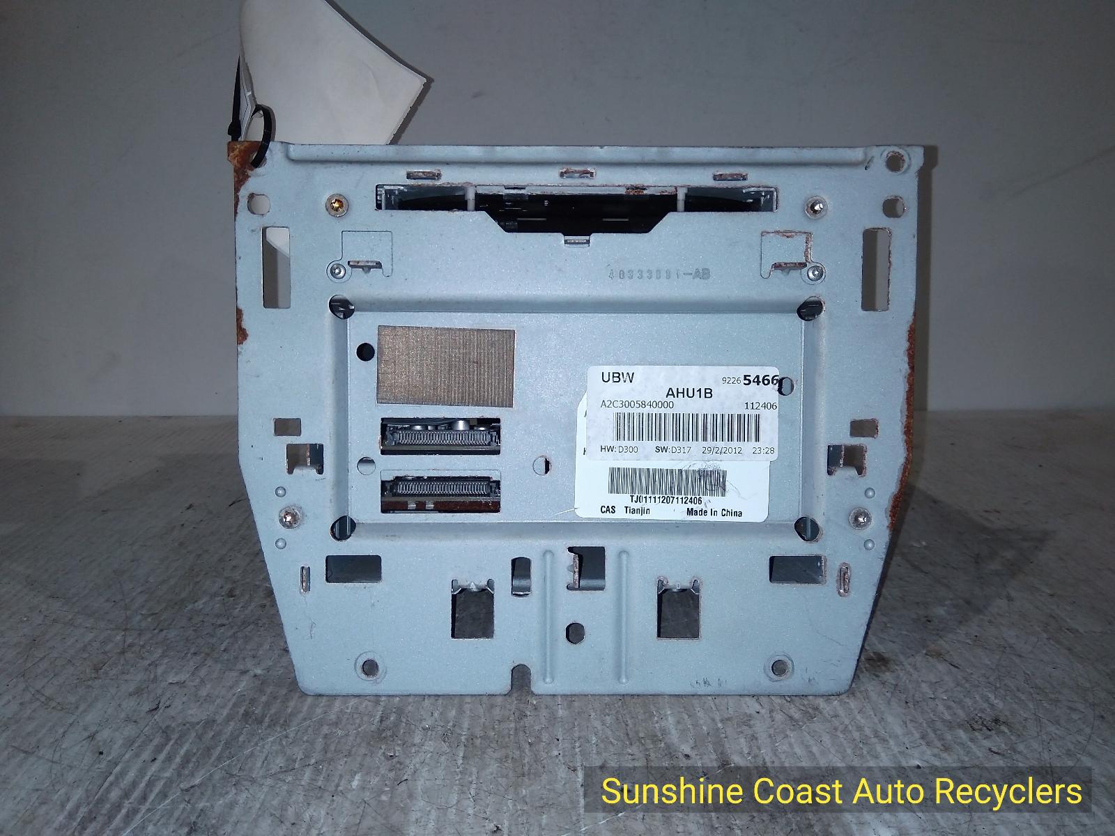 View Auto part Radio/Cd/Dvd/Sat/Tv HOLDEN COMMODORE 2012