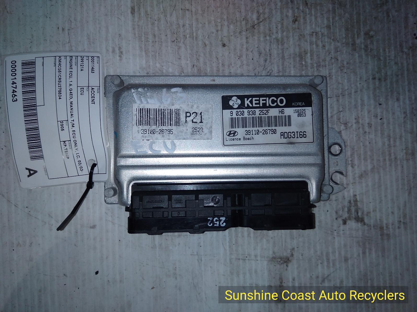 View Auto part Ecu HYUNDAI ACCENT 2005