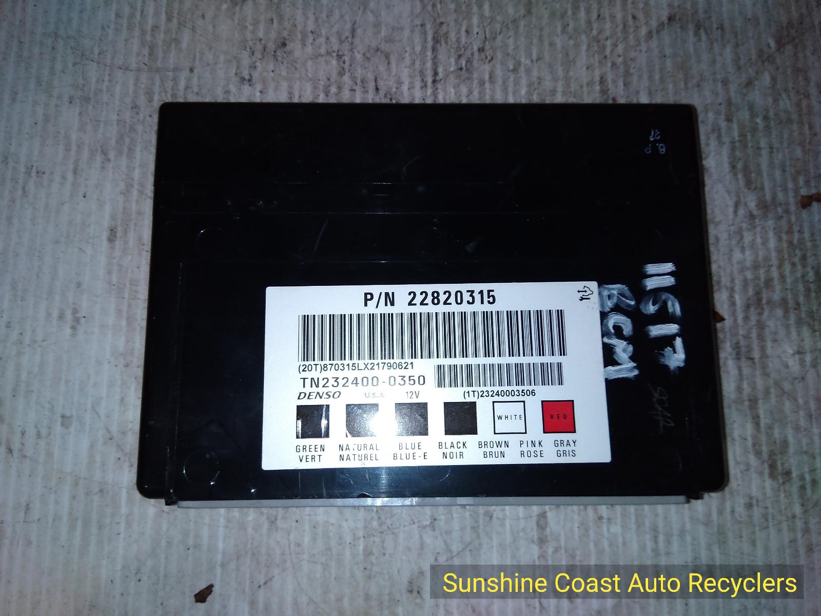 View Auto part Ecu HOLDEN COMMODORE 2012