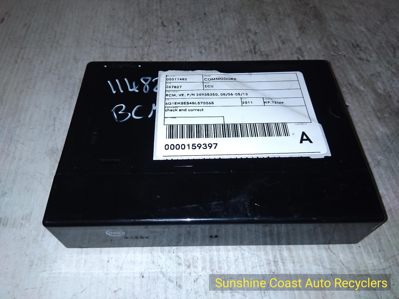 View Auto part Ecu HOLDEN COMMODORE 2011