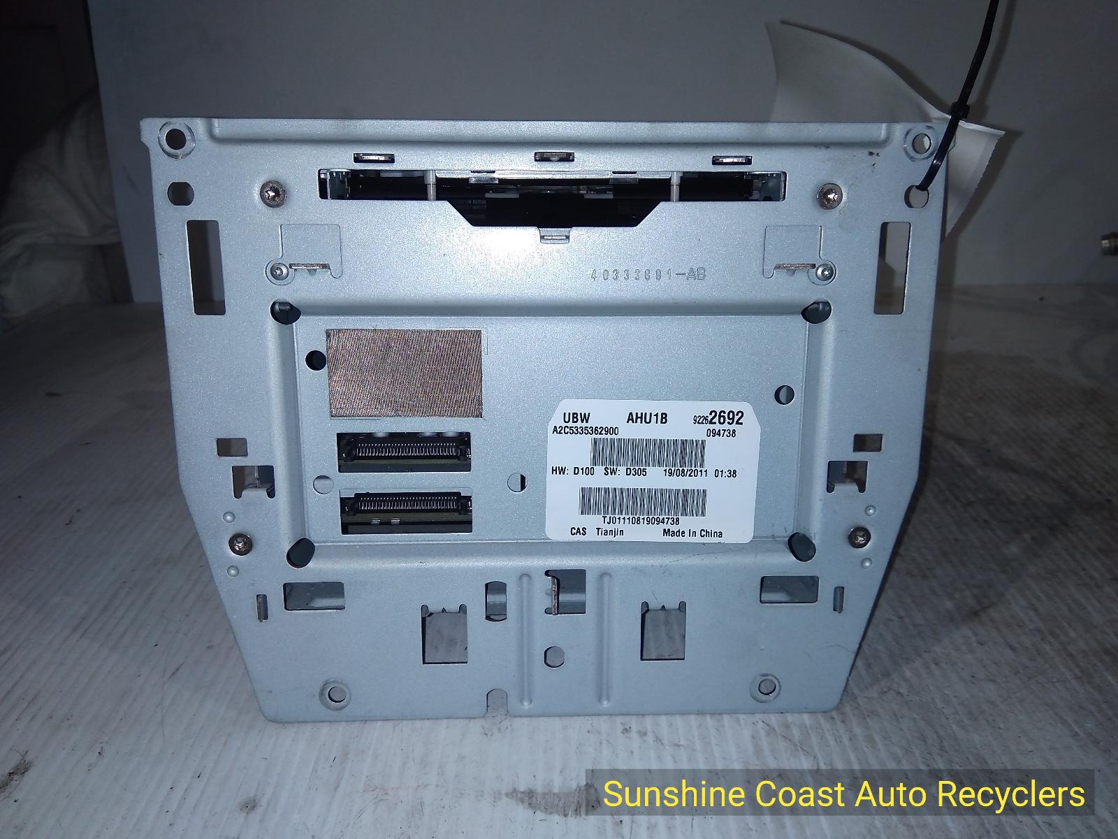 View Auto part Radio/Cd/Dvd/Sat/Tv HOLDEN COMMODORE 2011