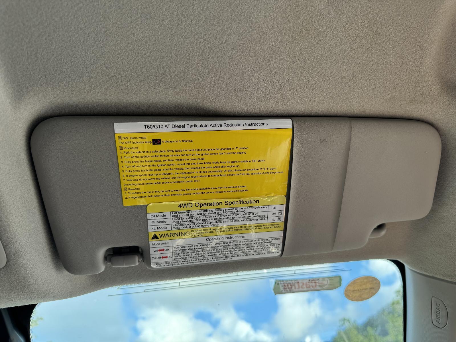 View Auto part Sunvisor LDV T60 2020
