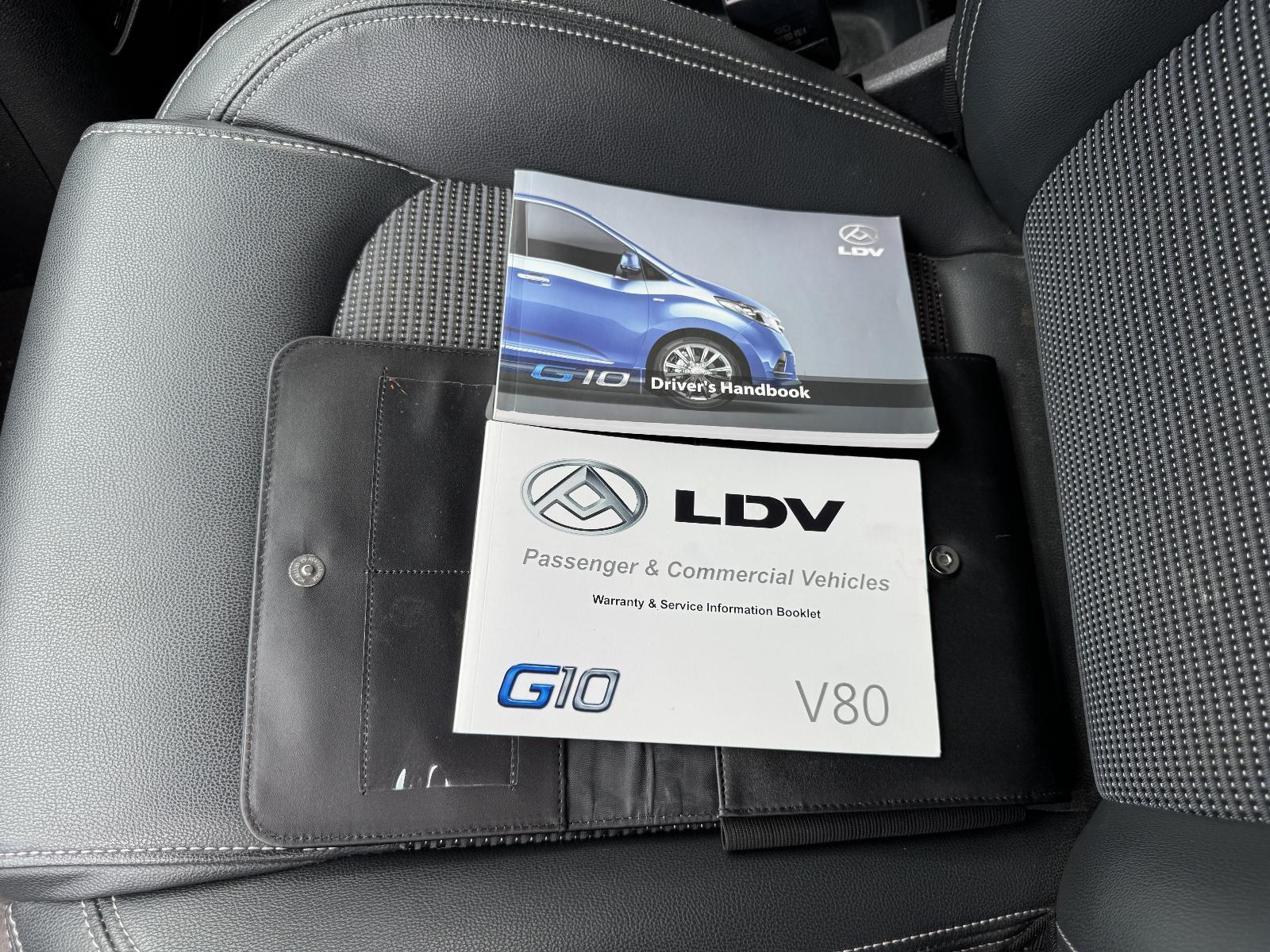 View Auto part Owners Handbook LDV G10 2021
