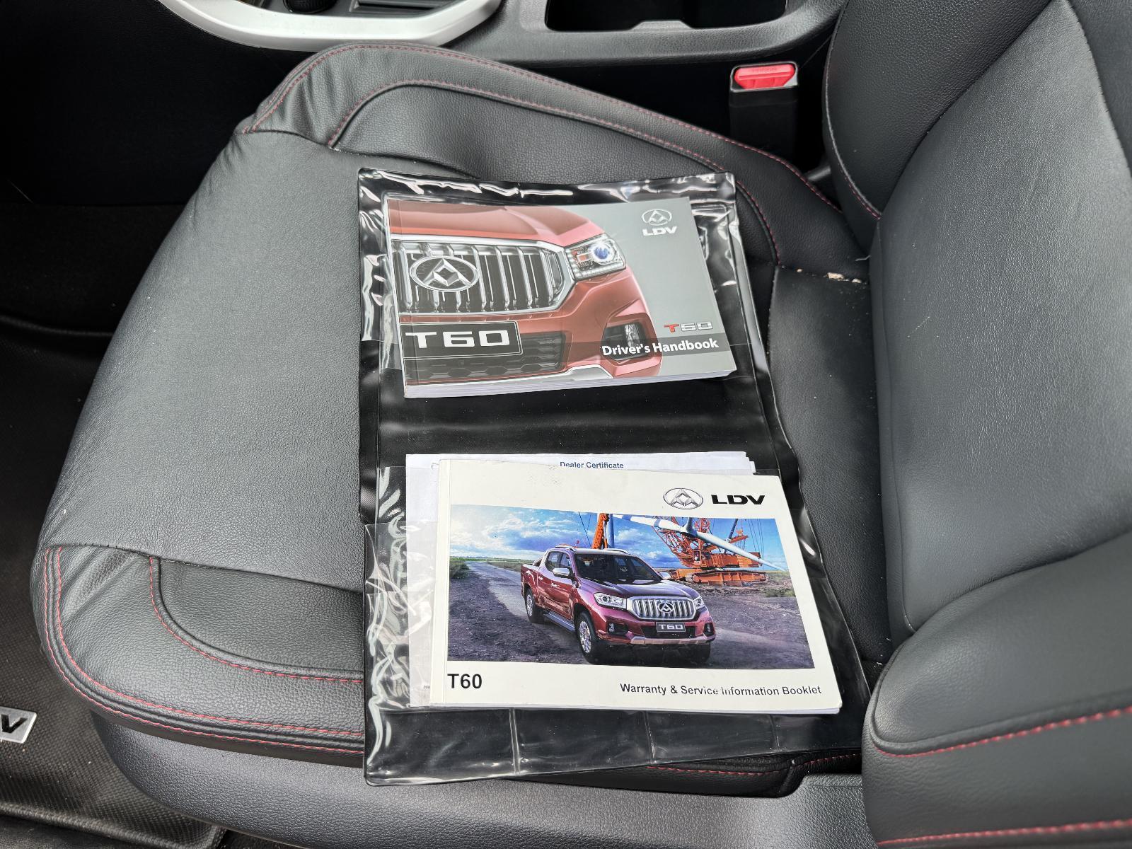 View Auto part Owners Handbook LDV T60 2018