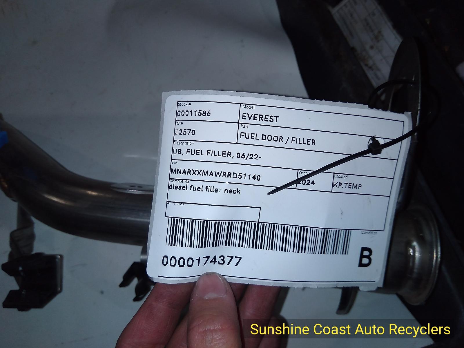 View Auto part Fuel Door / Filler Ford Everest 2024