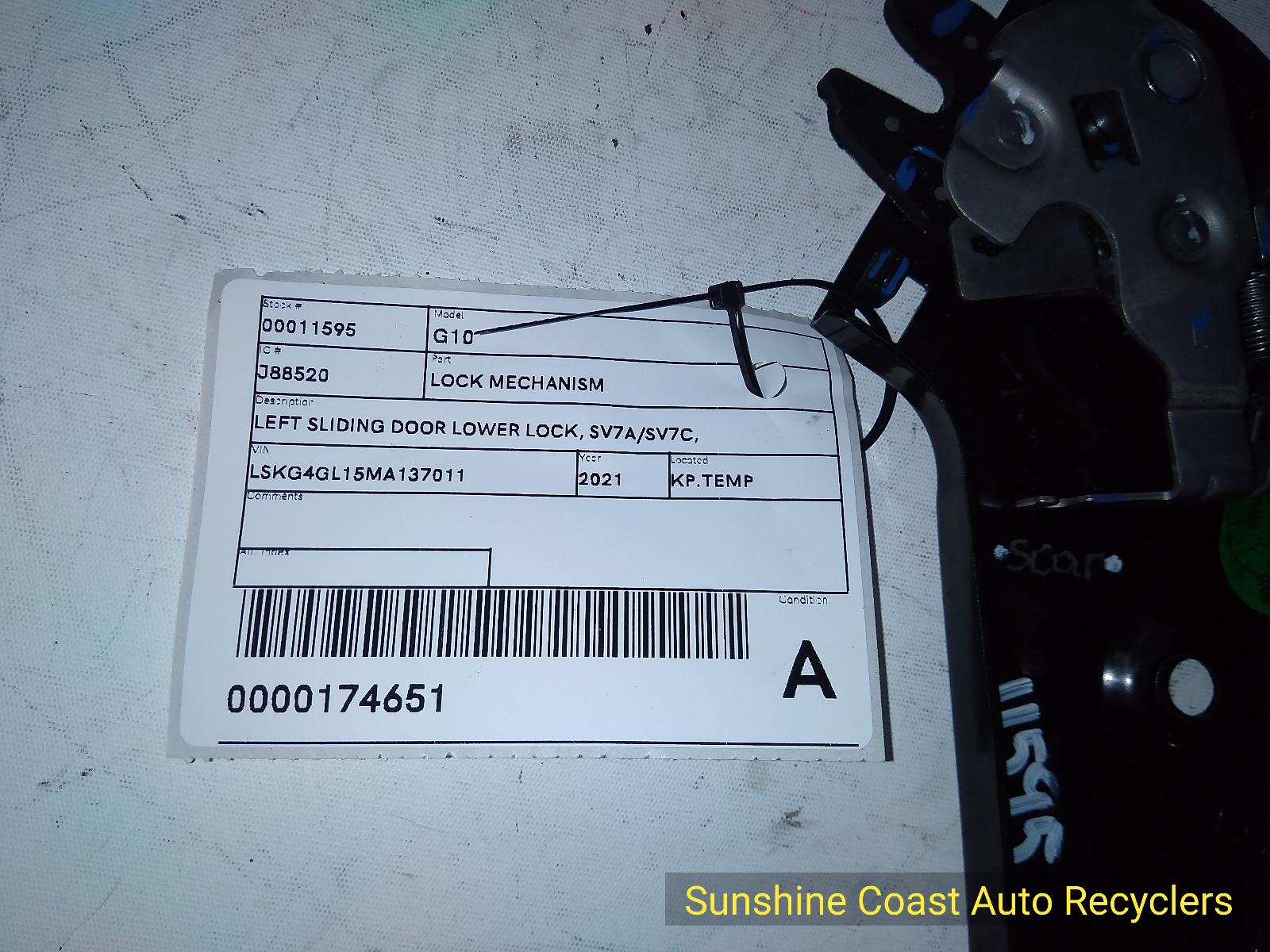 View Auto part Door/Boot/Gate Lock Ldv G10 2021