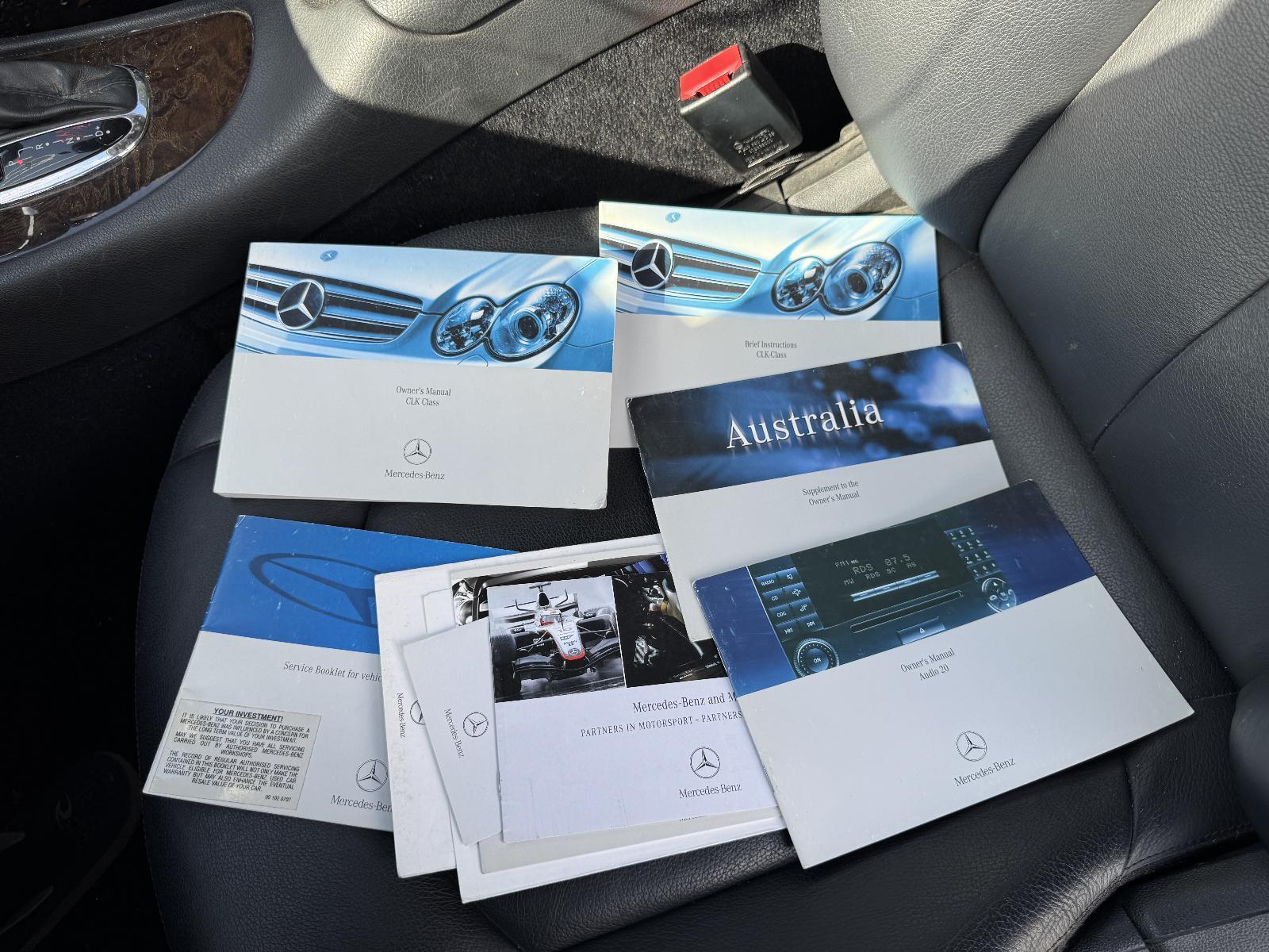 View Auto part Owners Handbook MERCEDES CLK 2007