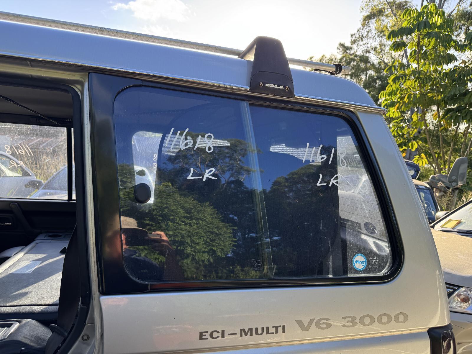 View Auto part Left Rear Side Glass MITSUBISHI PAJERO 1993