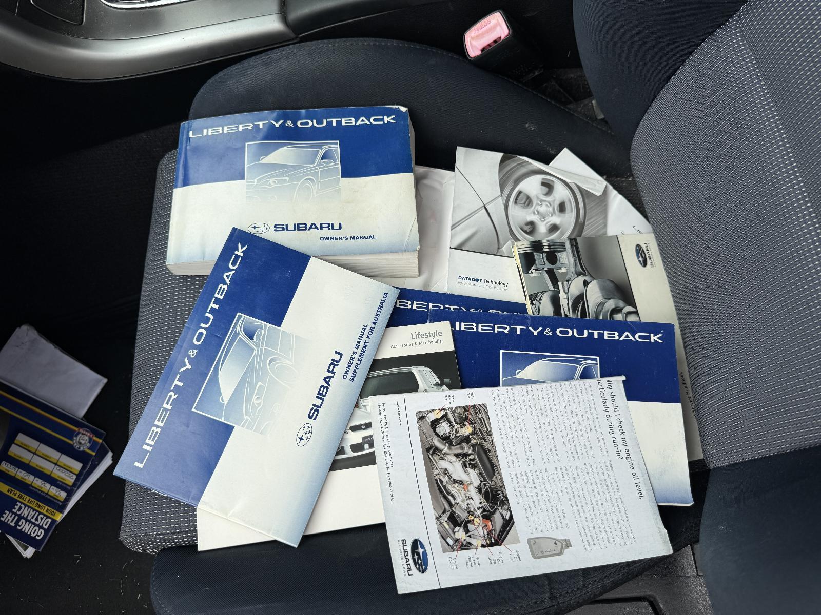 View Auto part Owners Handbook SUBARU LIBERTY 2006
