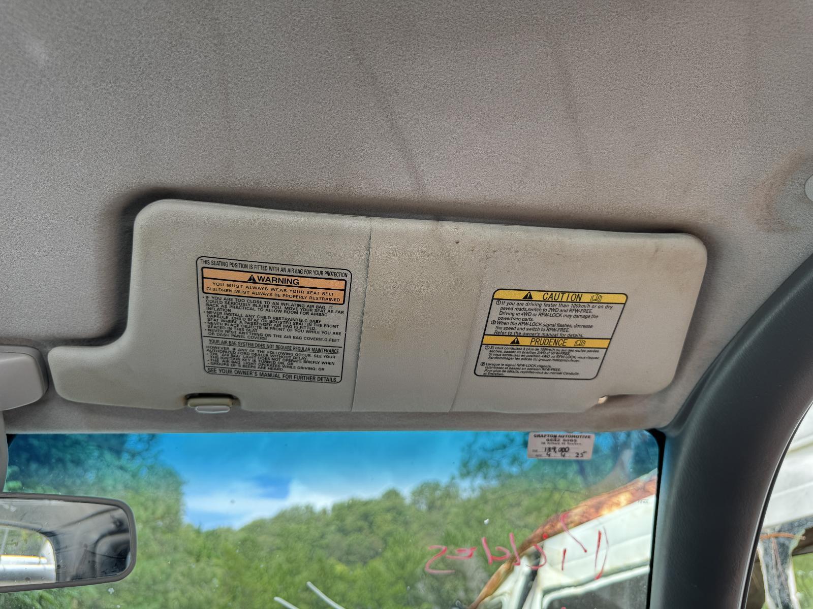 View Auto part Sunvisor FORD RANGER 2011