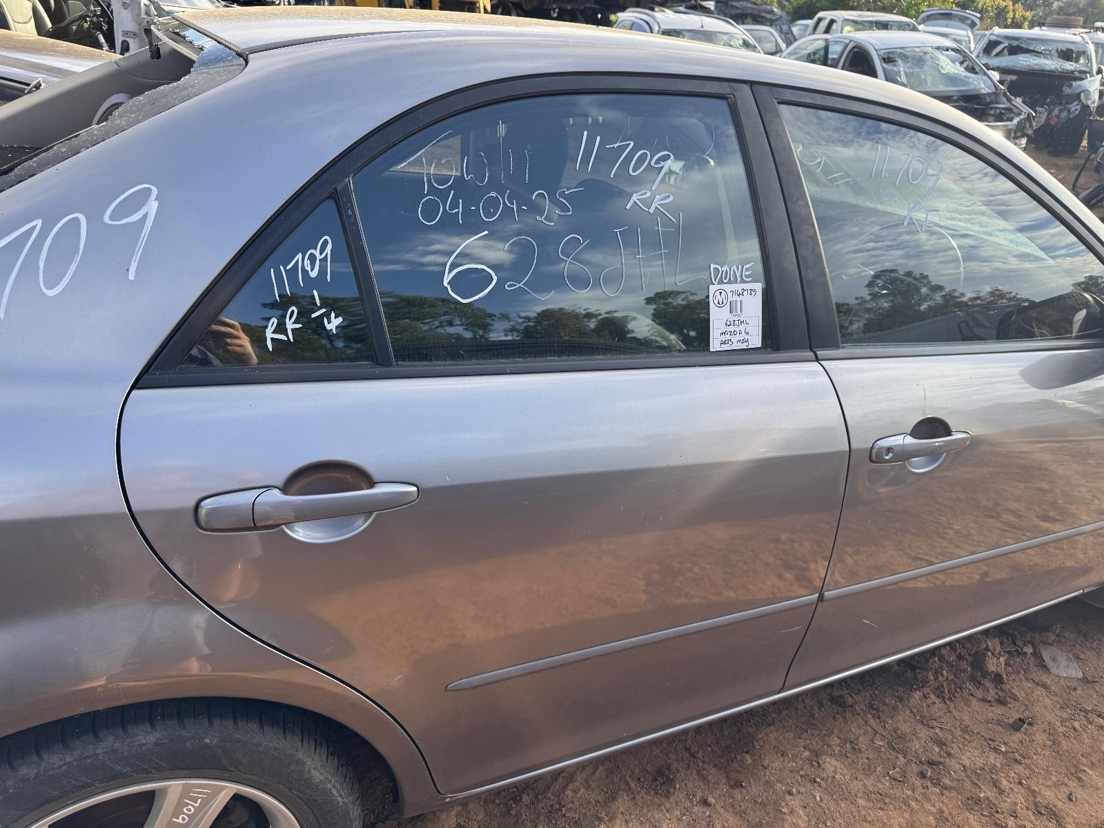 View Auto part Right Rear 1/4 Door Glass Mazda 6 2006