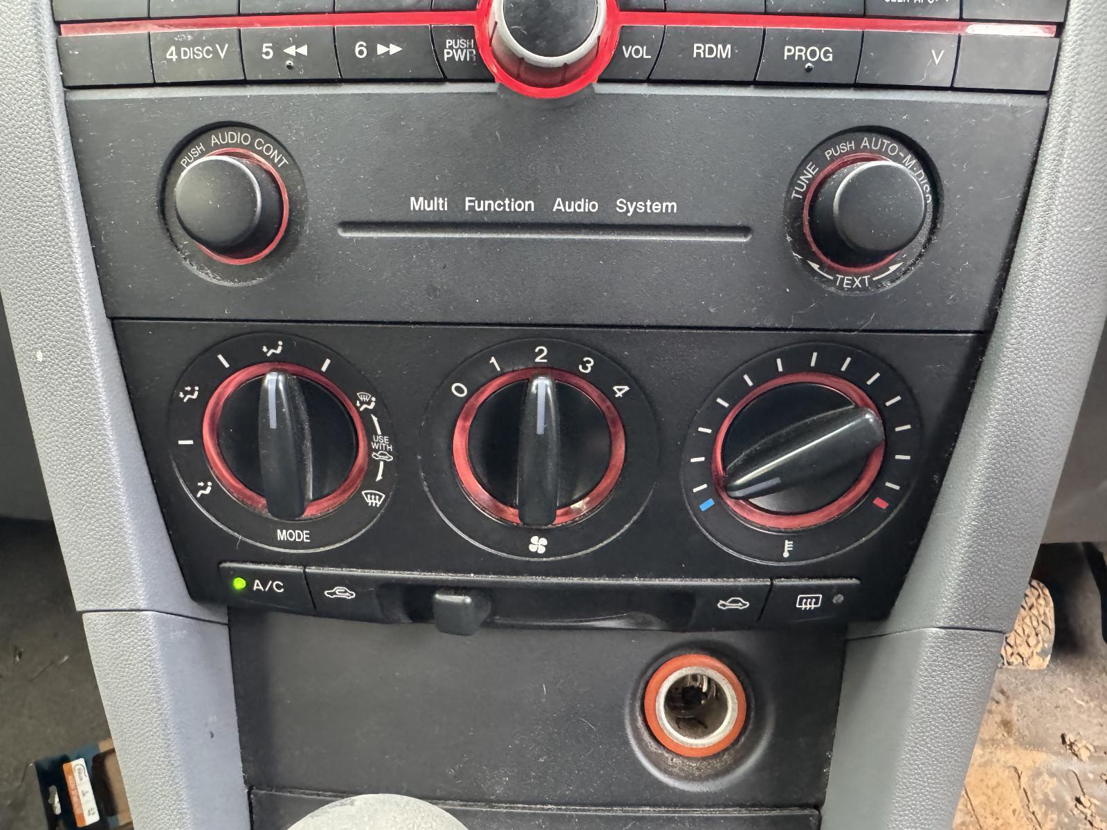 View Auto part Heater/Ac Controls MAZDA 3 2006
