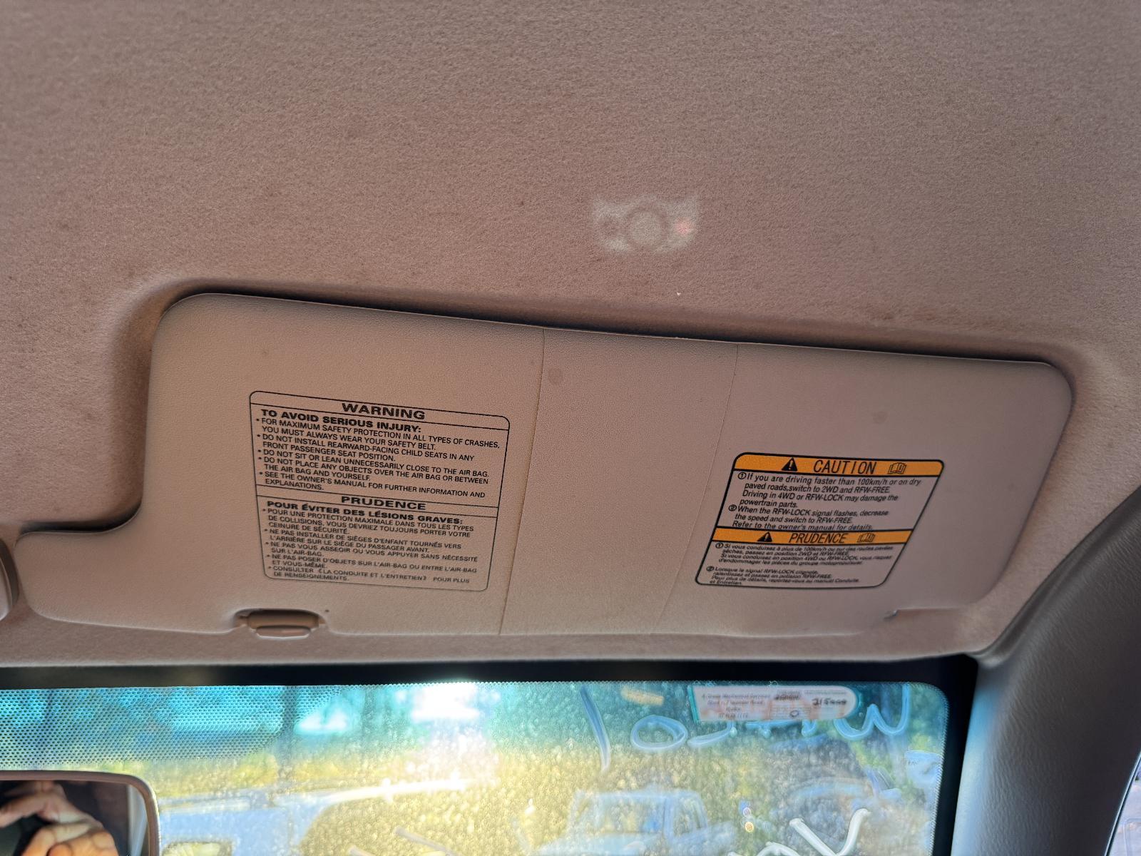 View Auto part Sunvisor MAZDA BT50 2011