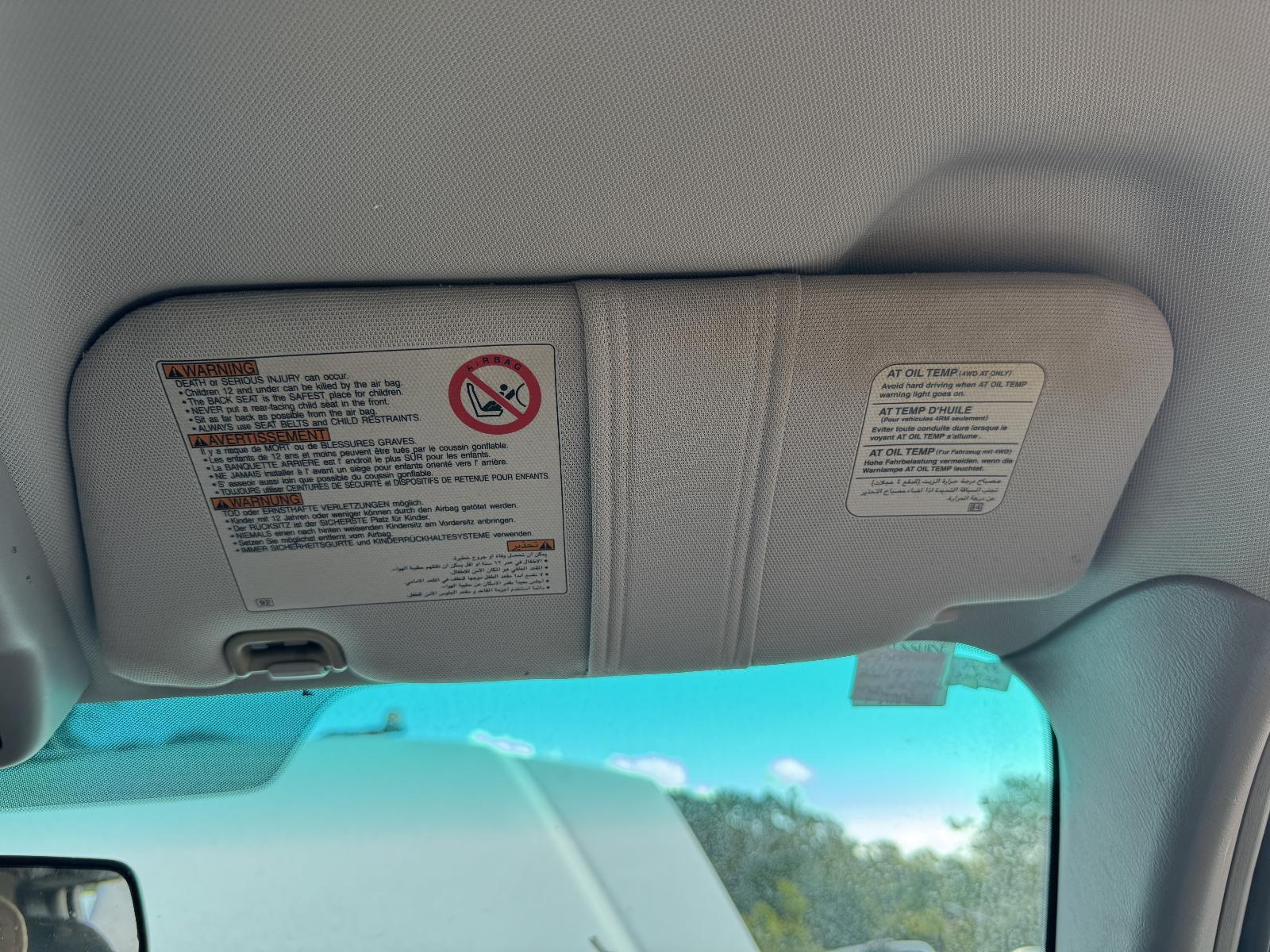 View Auto part Sunvisor SUBARU FORESTER 2004