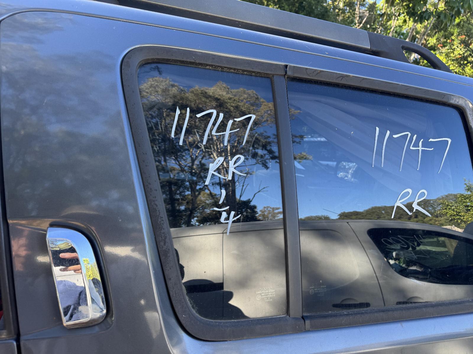 View Auto part Right Rear 1/4 Door Glass NISSAN PATHFINDER 2010