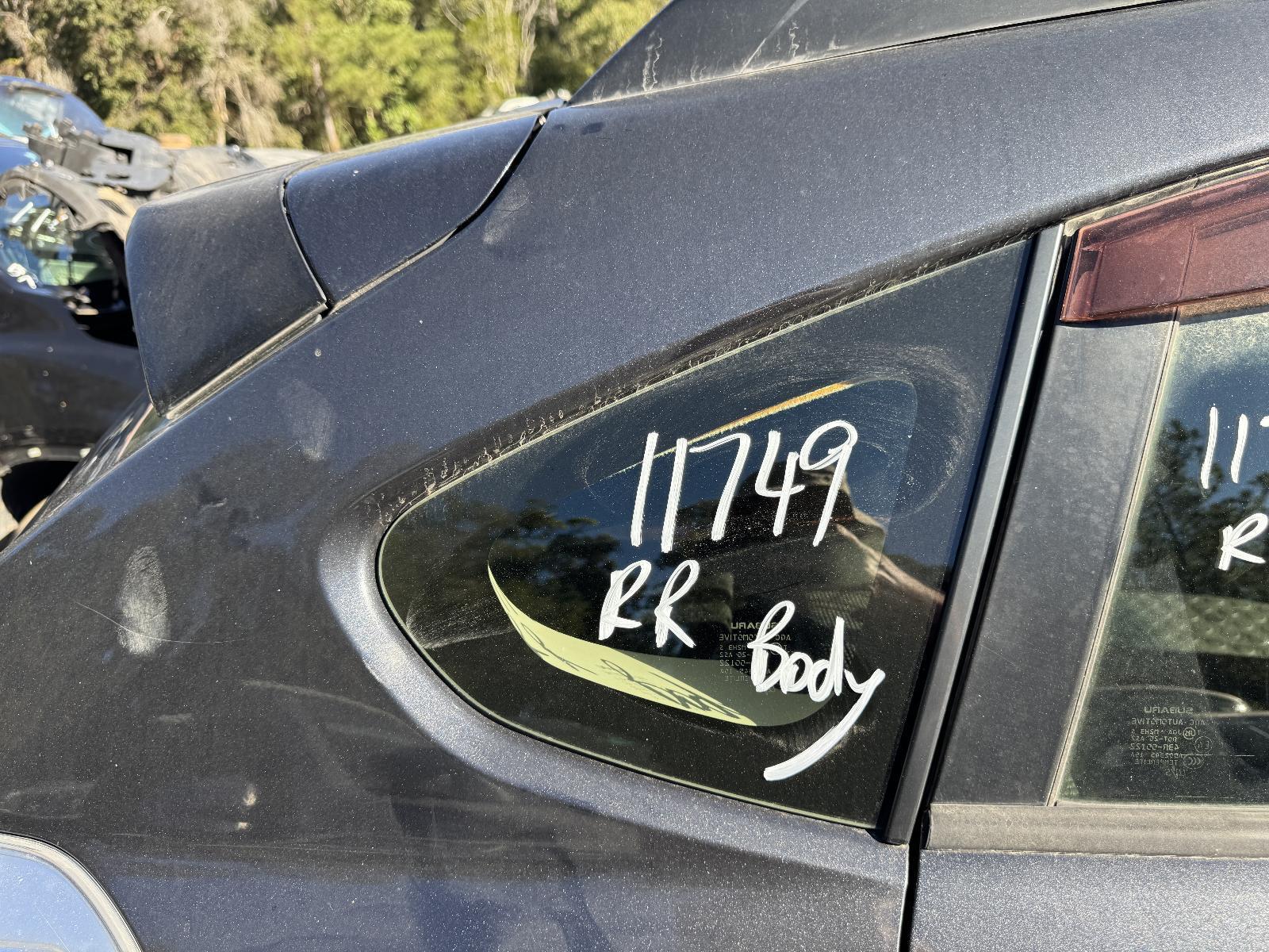 View Auto part Right Rear Side Glass SUBARU XV 2016