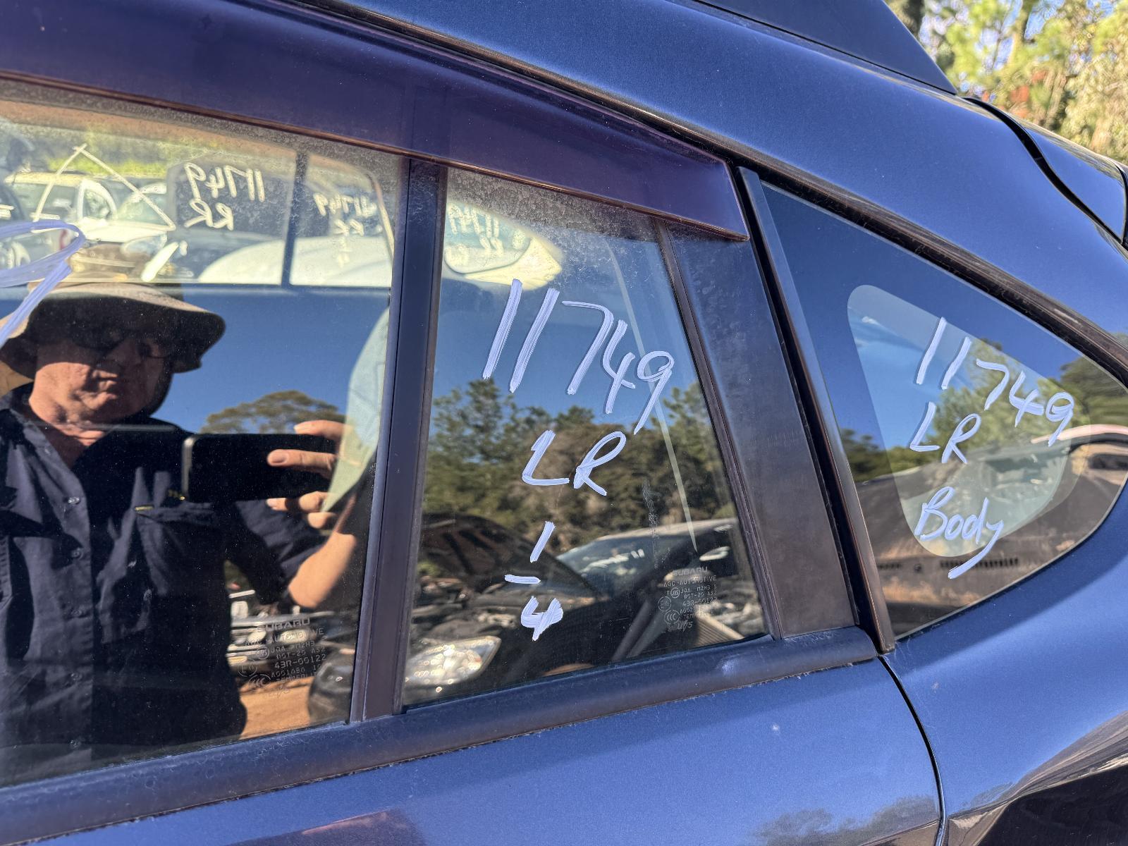 View Auto part Left Rear 1/4 Door Glass SUBARU XV 2016