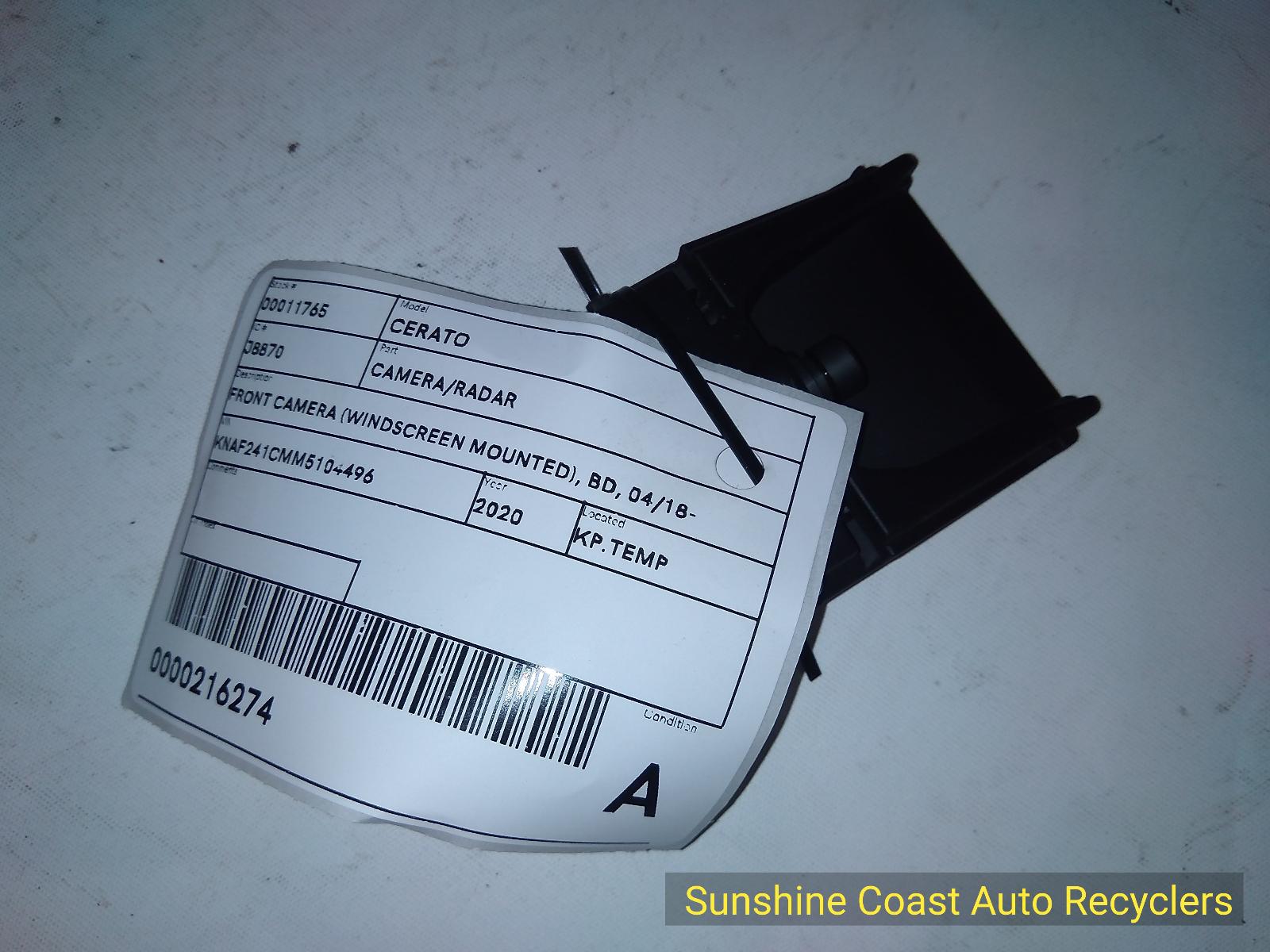 View Auto part Reverse Camera Kia Cerato 2020