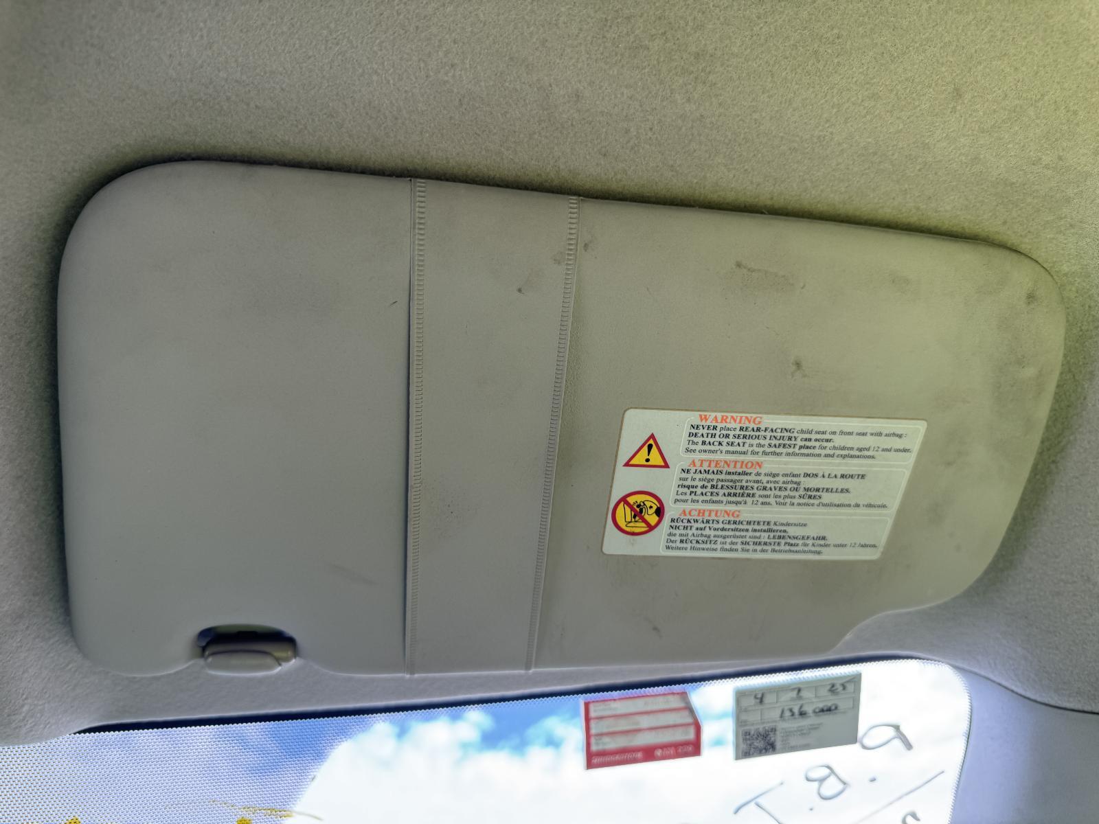 View Auto part Sunvisor NISSAN PULSAR 2015