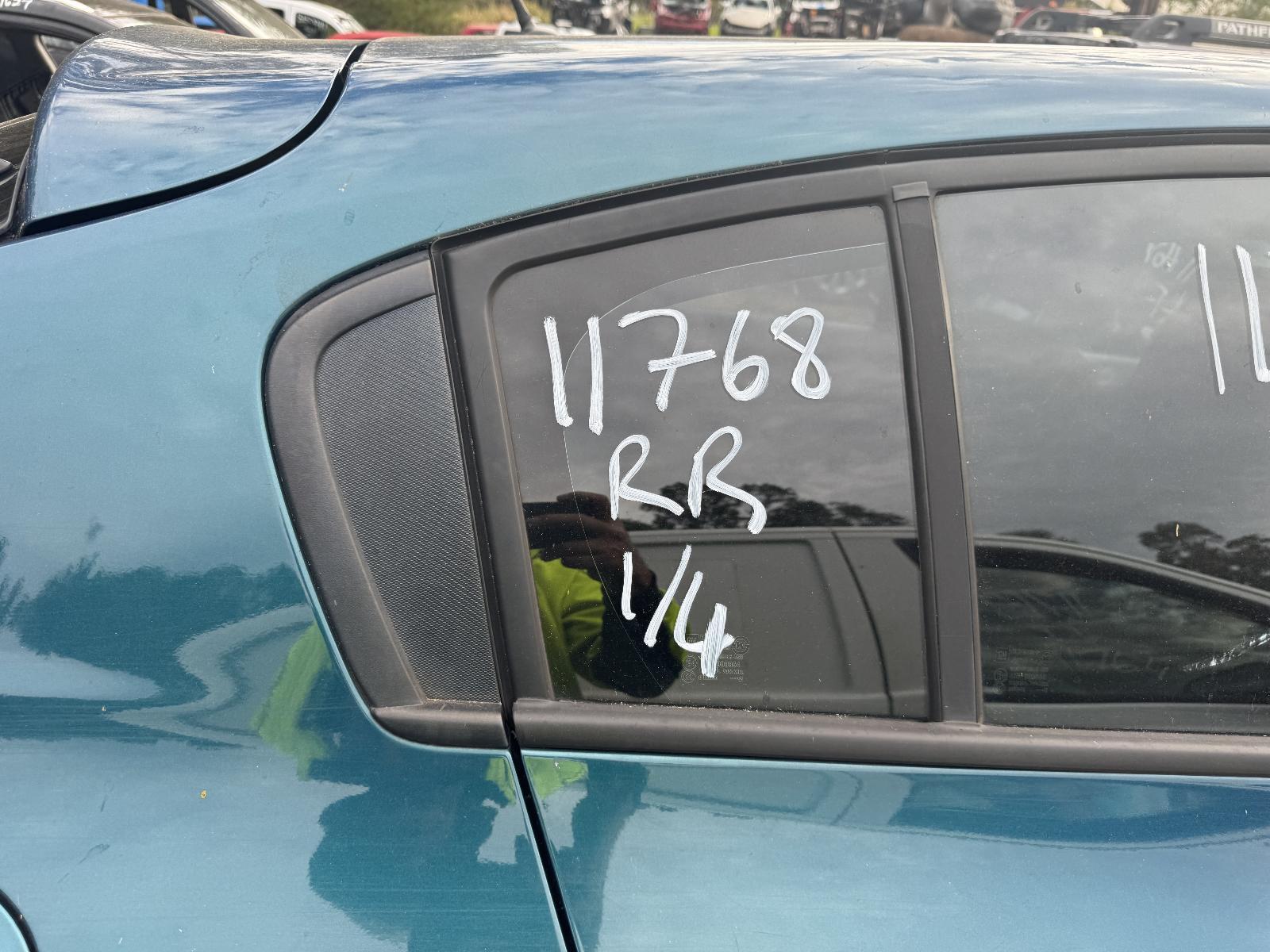View Auto part Right Rear 1/4 Door Glass HOLDEN CRUZE 2012