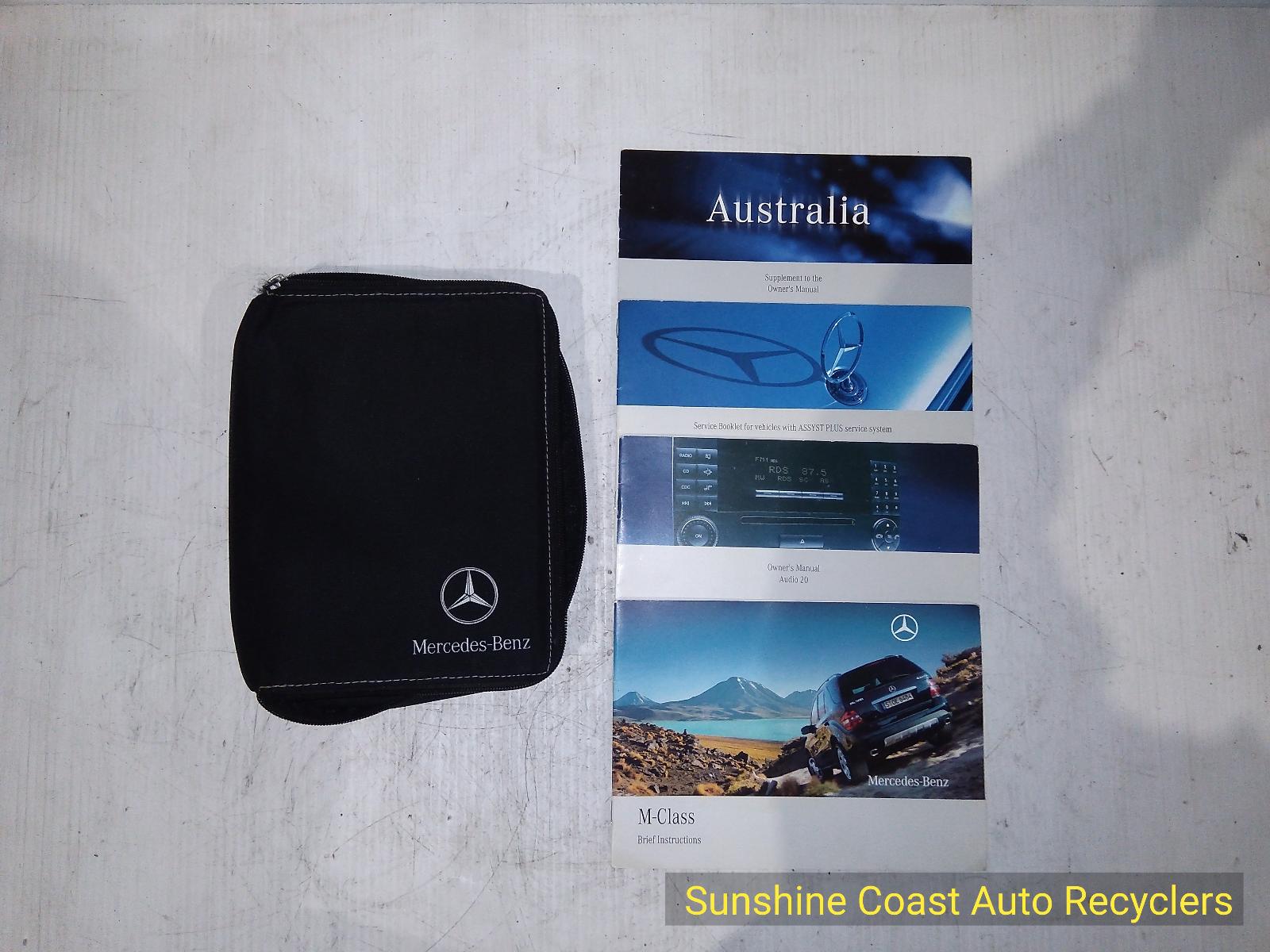 View Auto part Owners Handbook MERCEDES M CLASS 2008