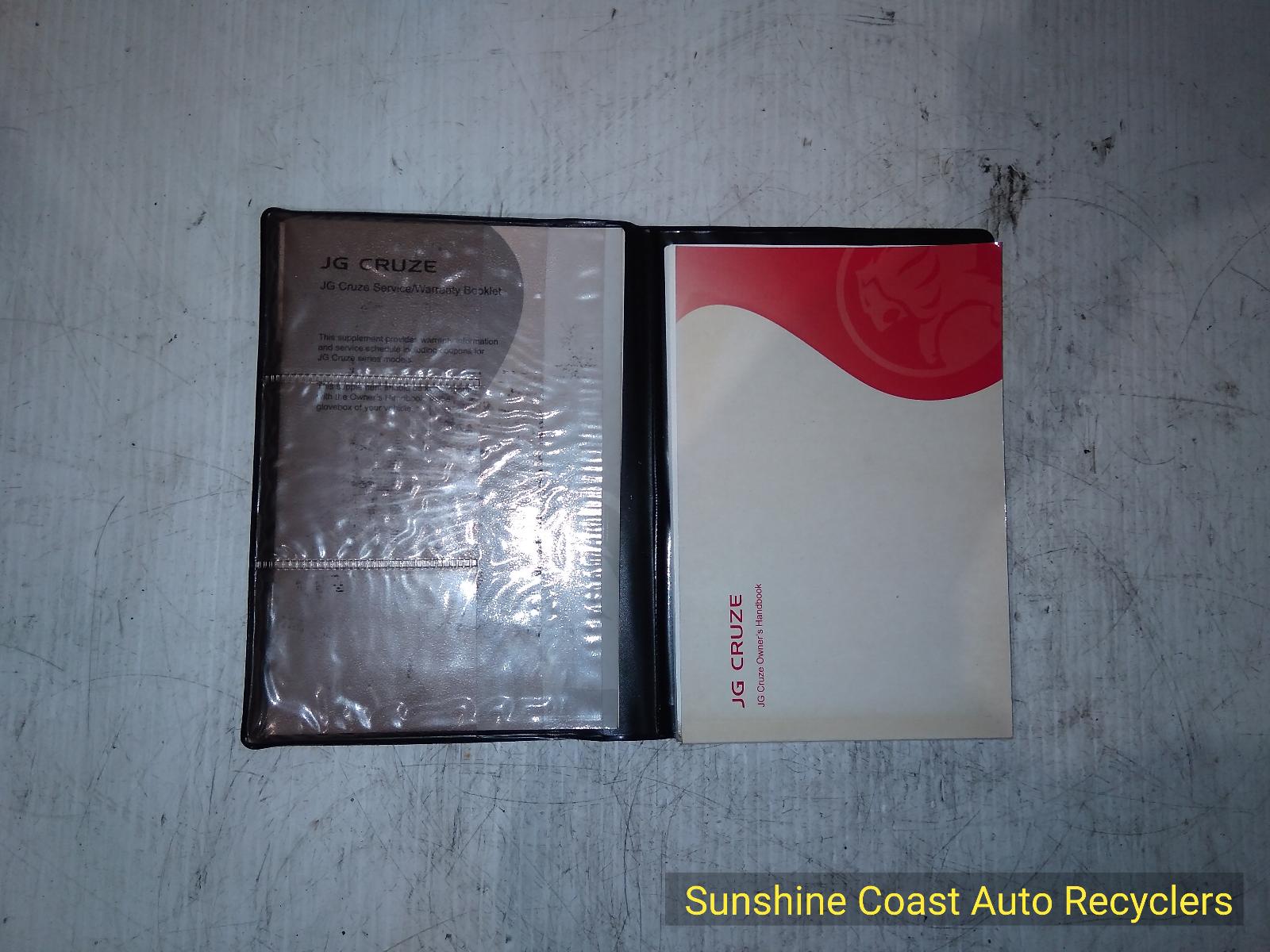 View Auto part Owners Handbook HOLDEN CRUZE 2010