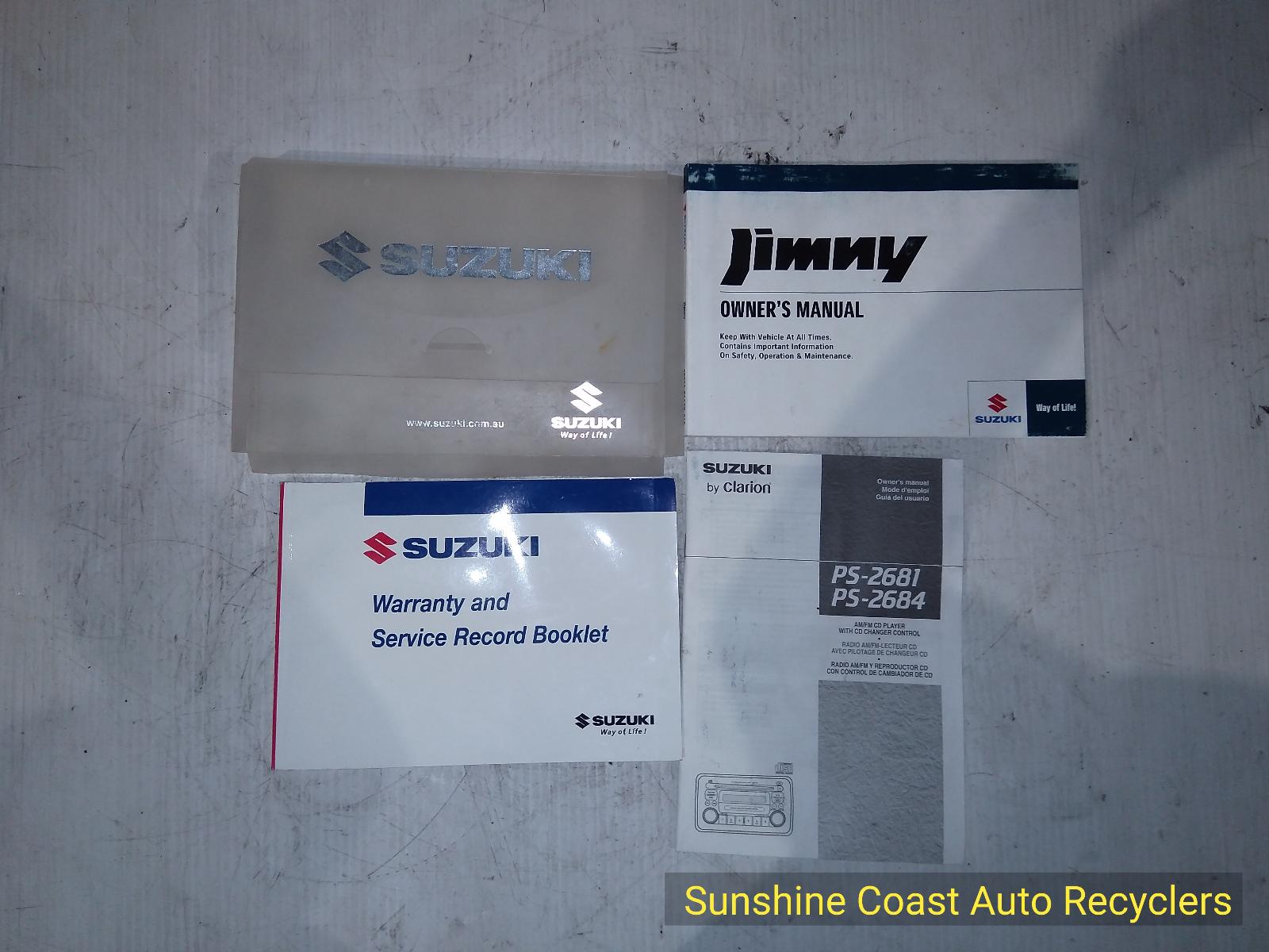 View Auto part Owners Handbook SUZUKI JIMNY 2011