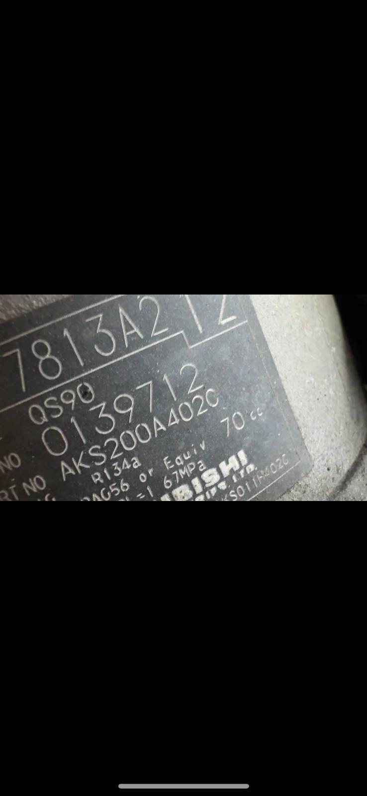View Auto part A/C Compressor MITSUBISHI LANCER 2010