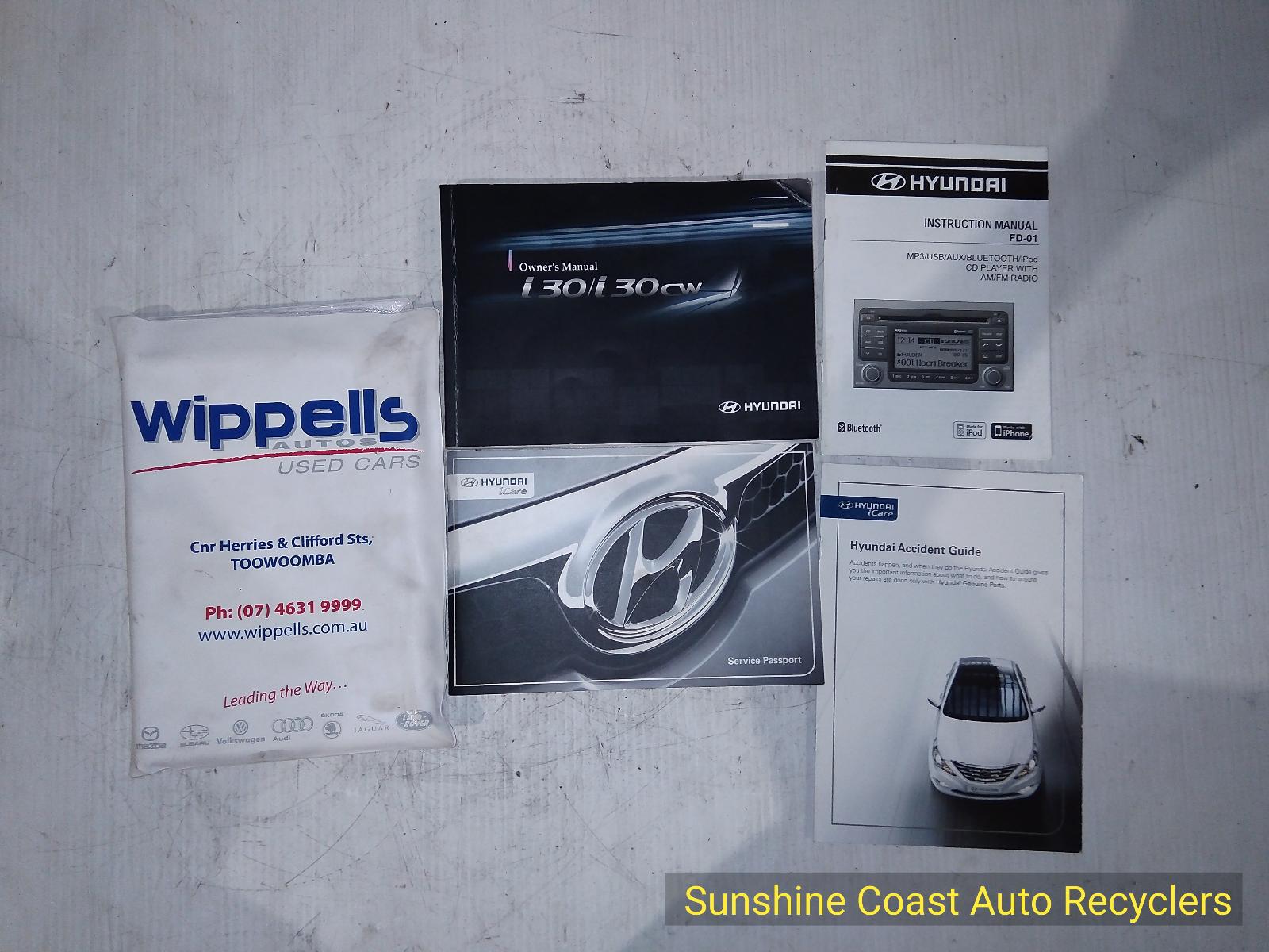 View Auto part Owners Handbook HYUNDAI I30 2011